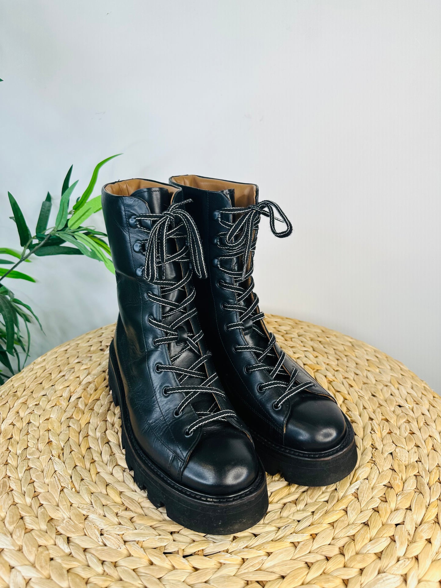 Leather Boots - Size 40