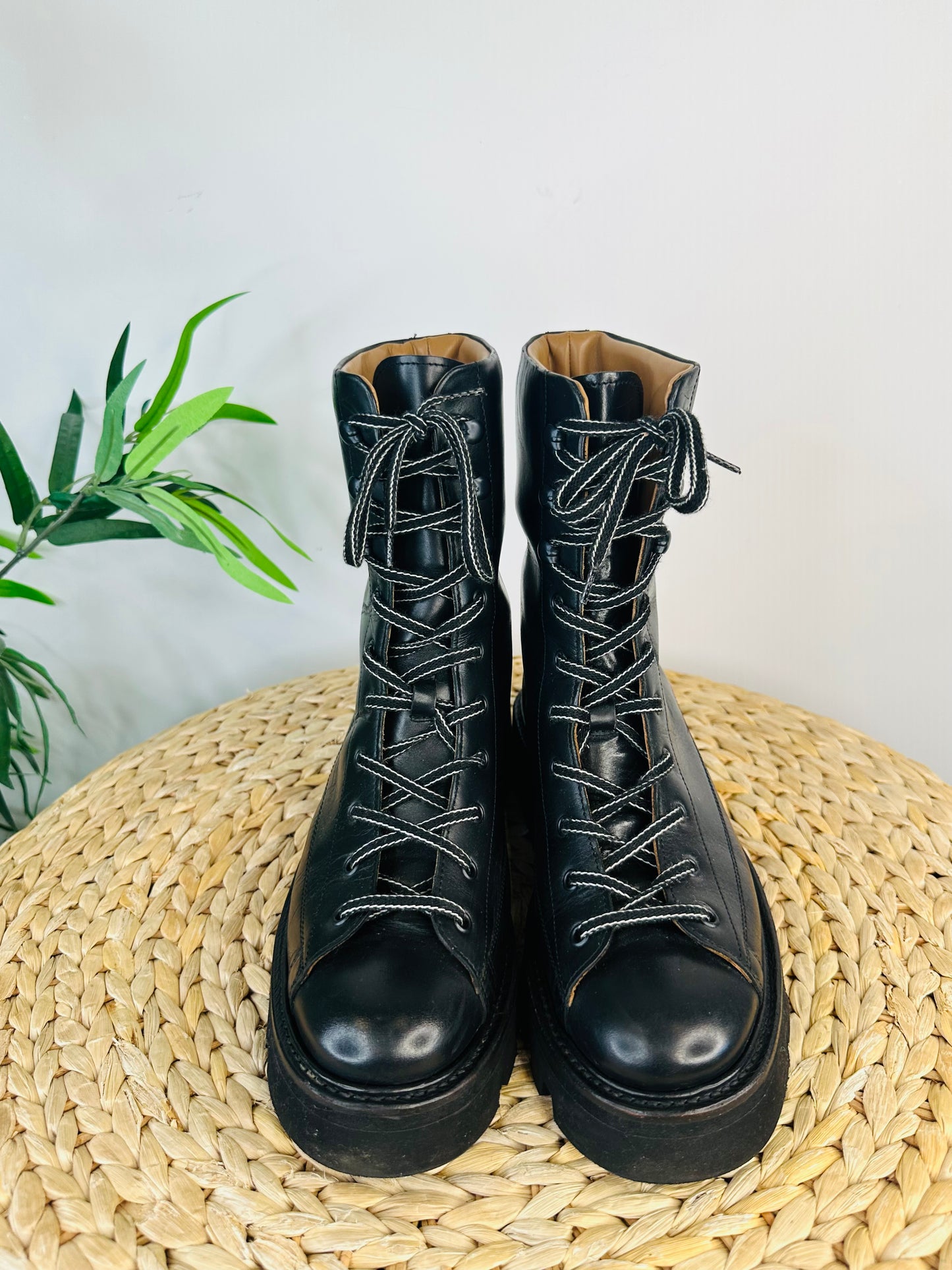 Leather Boots - Size 40