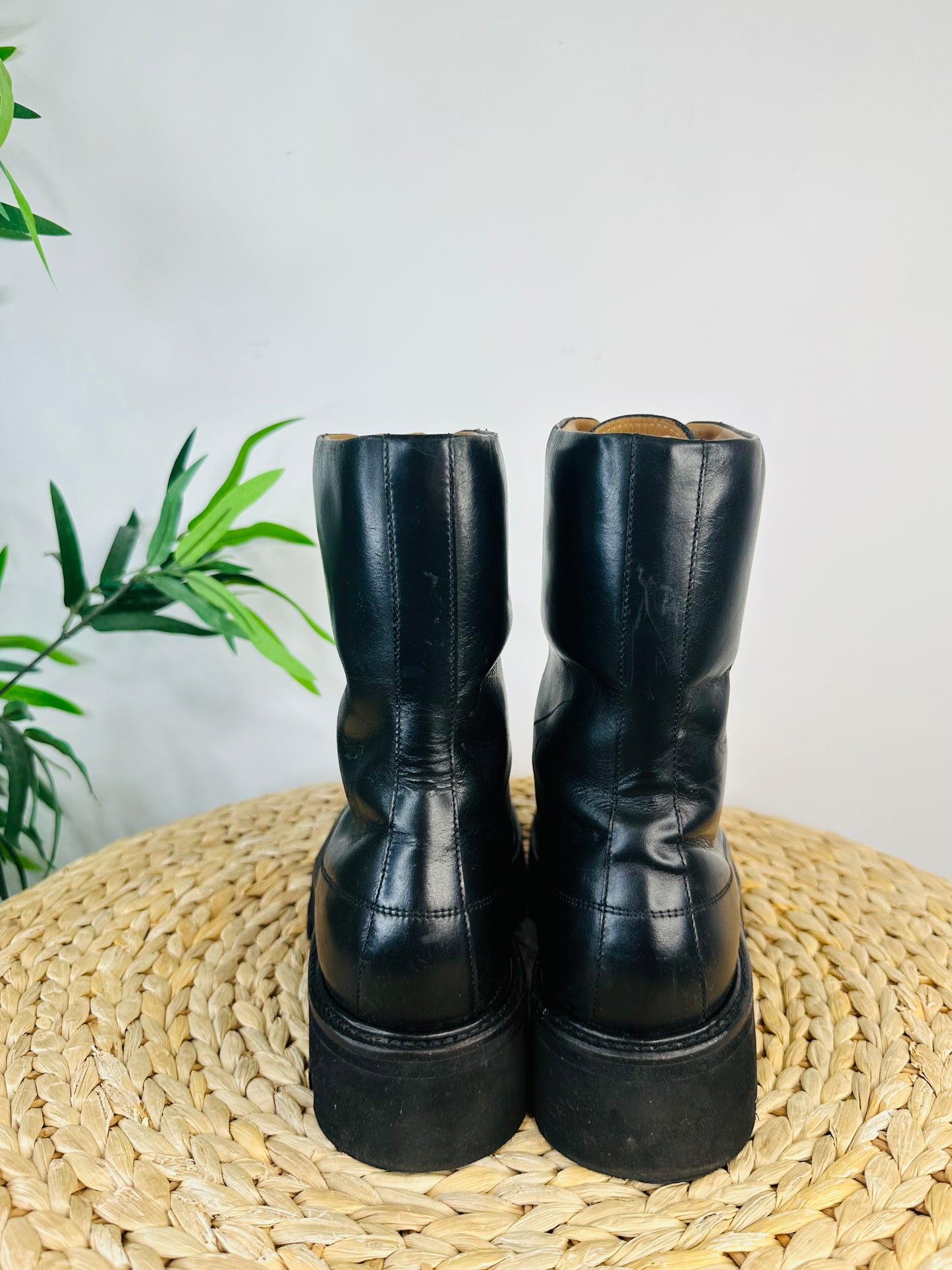 Leather Boots - Size 40