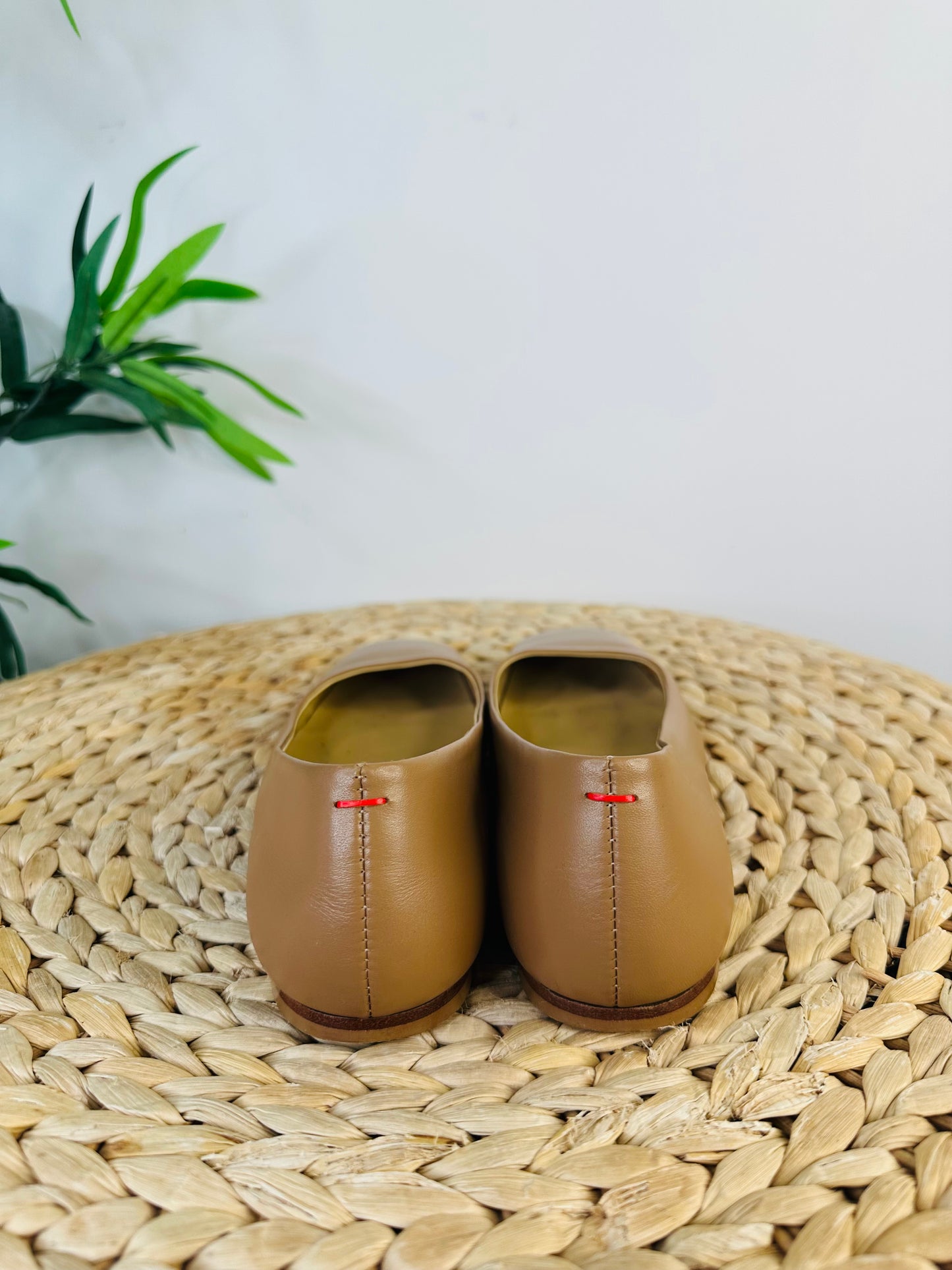 Leather Ballet Flats - Size 37