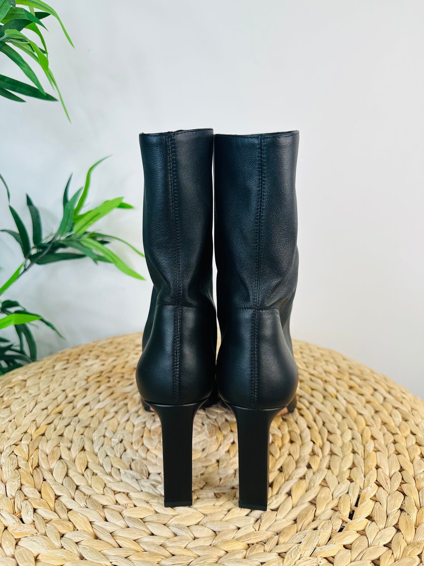 Leather Manzoni Boots - Size 40