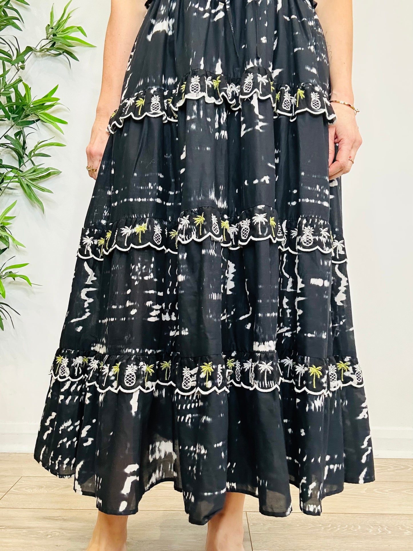 Tiered Maxi Dress - Size L