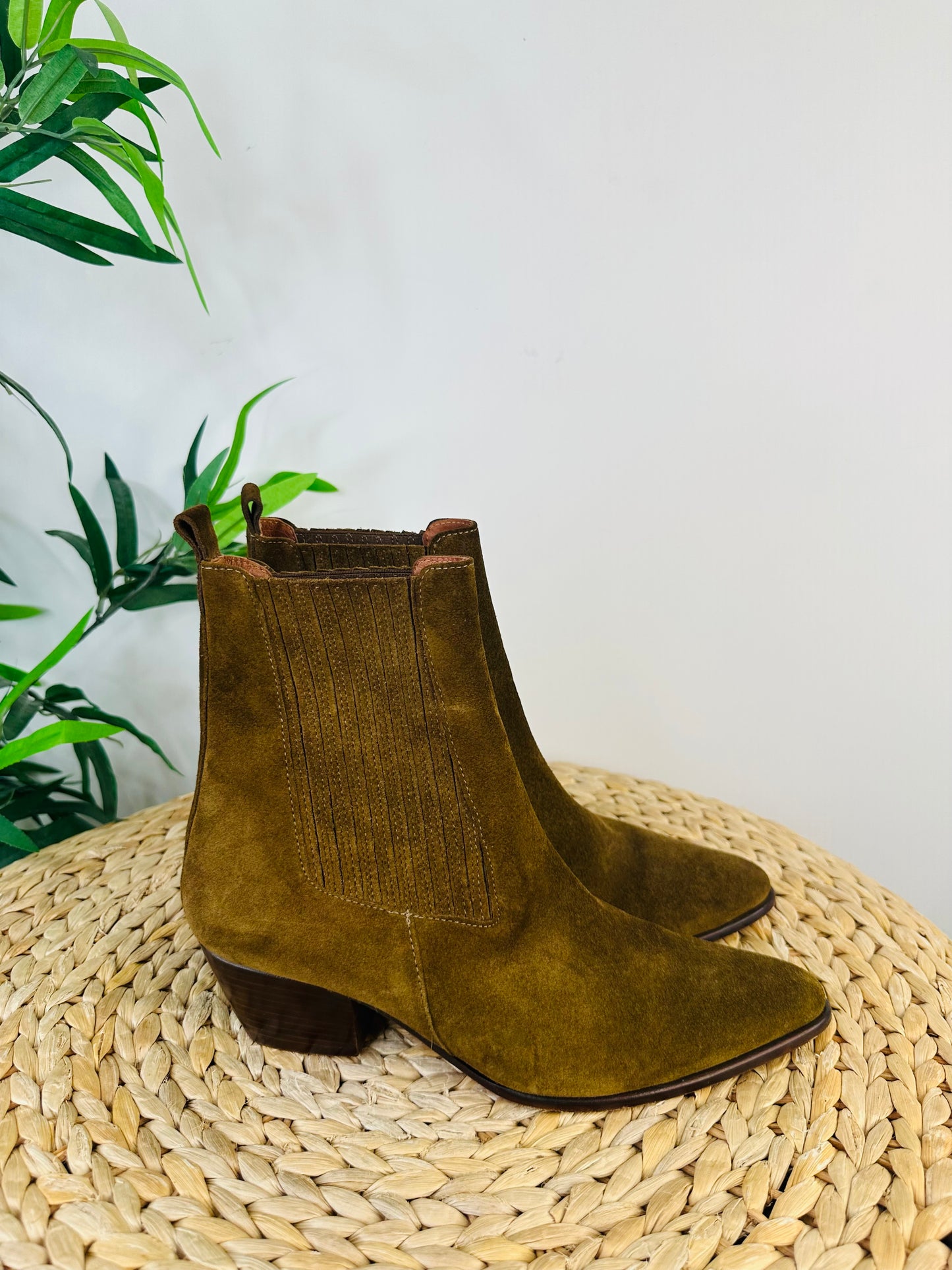 Suede Boots - Size 40