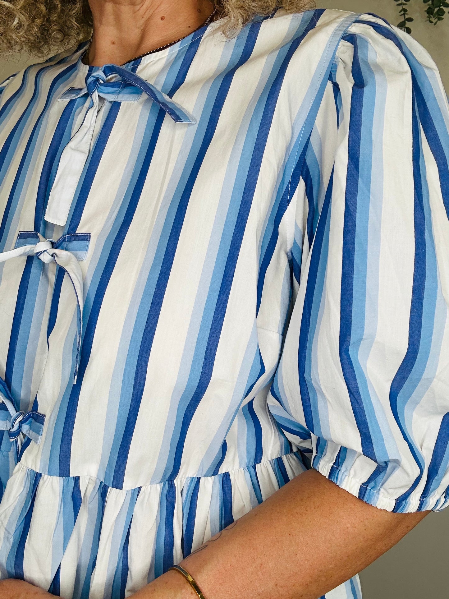 Striped Cotton Top - Size 38