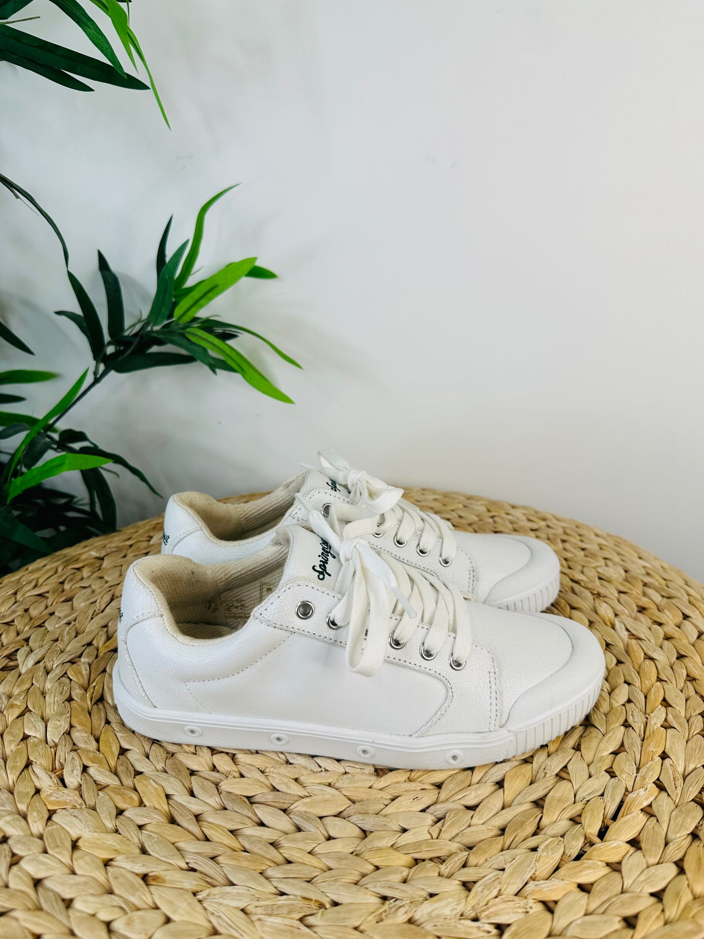 Leather Trainers - Size 38