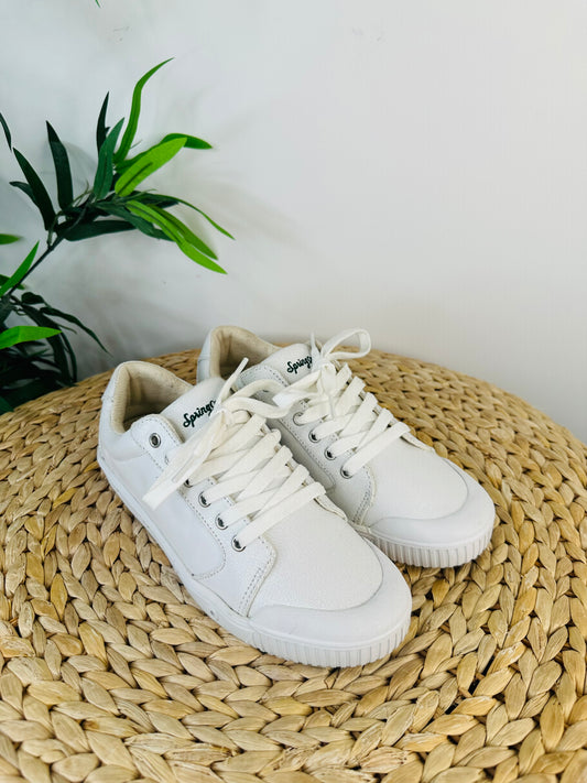 Leather Trainers - Size 38