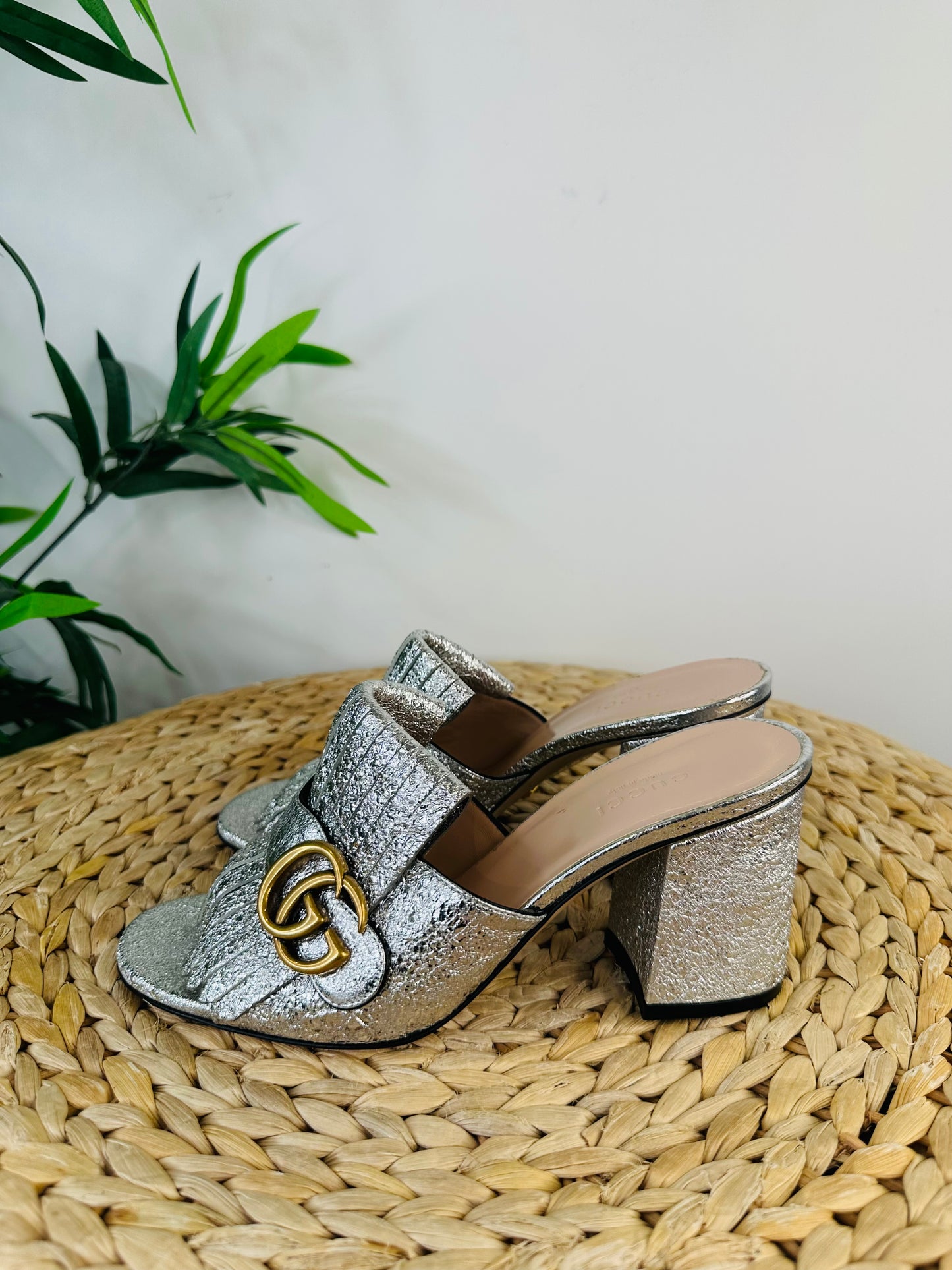 Marmont Fringed Mules - Size 37.5