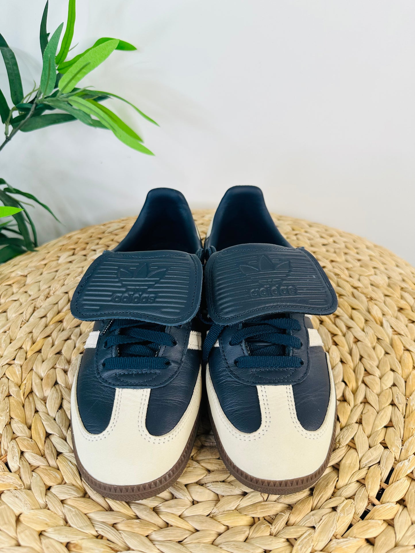 Leather Samba Trainers - Size 40.5