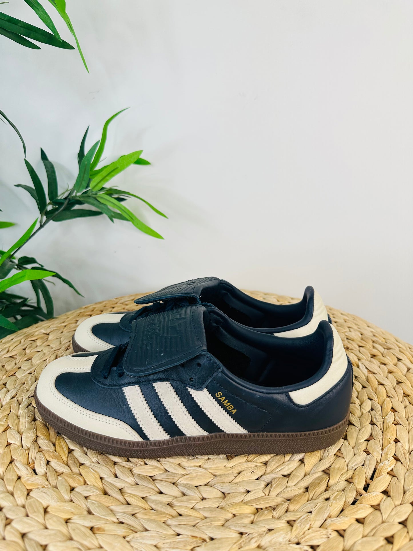 Leather Samba Trainers - Size 40.5