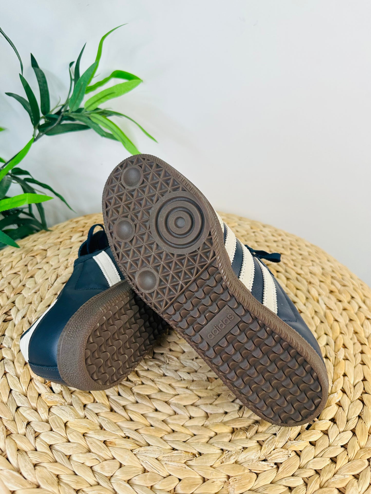 Leather Samba Trainers - Size 40.5