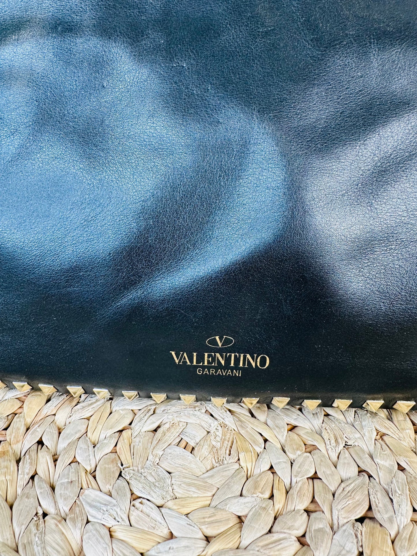 Rockstud Leather Tote