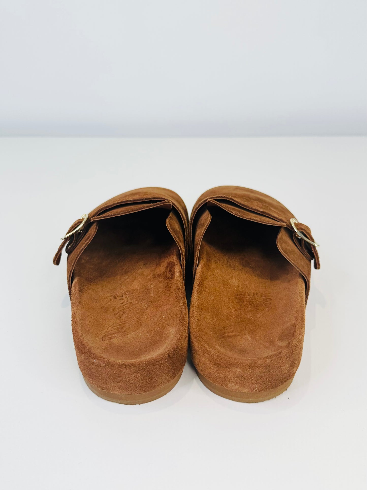 Suede Mules - Size 36