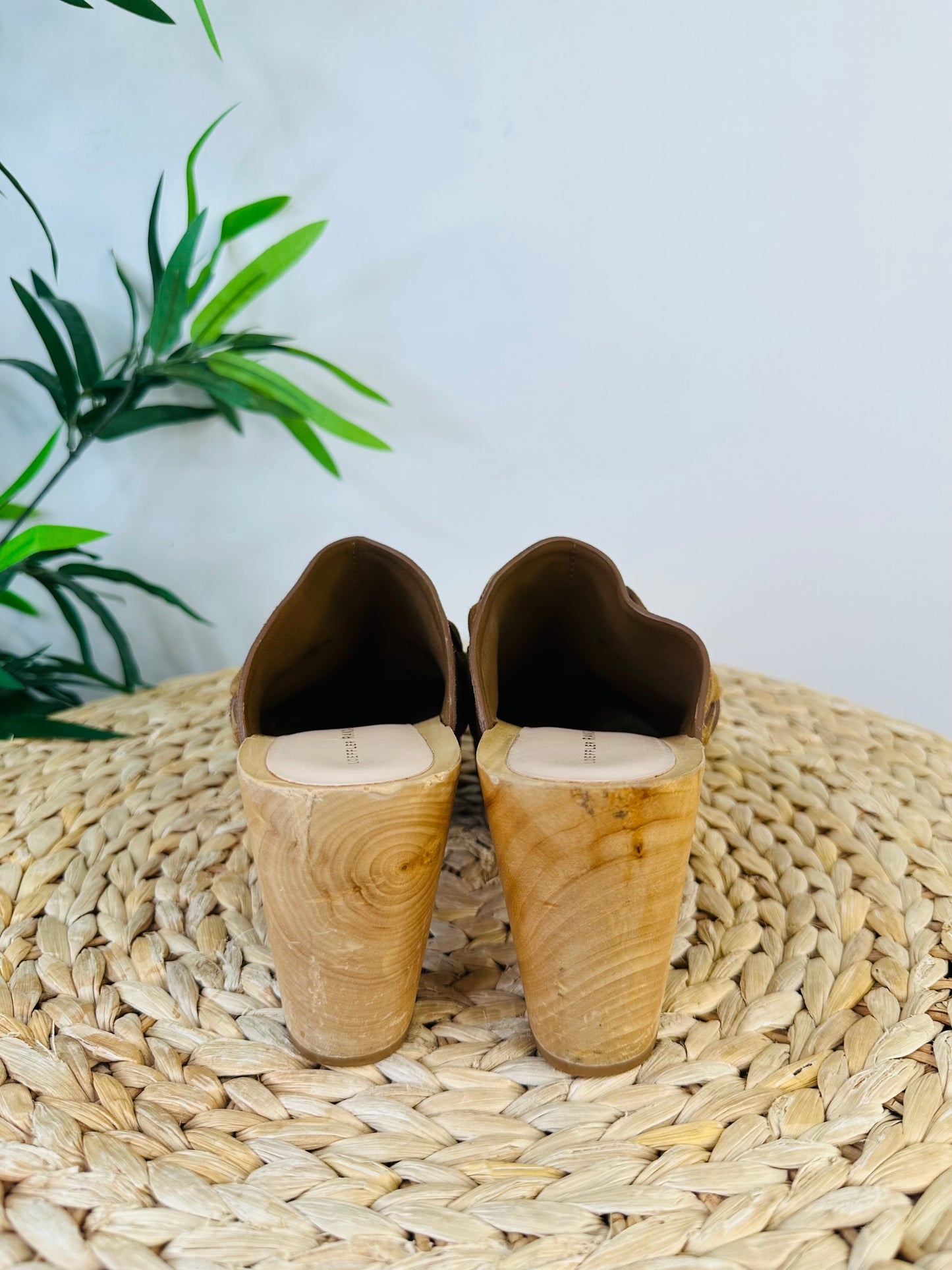 Suede Clogs - Size 38.5