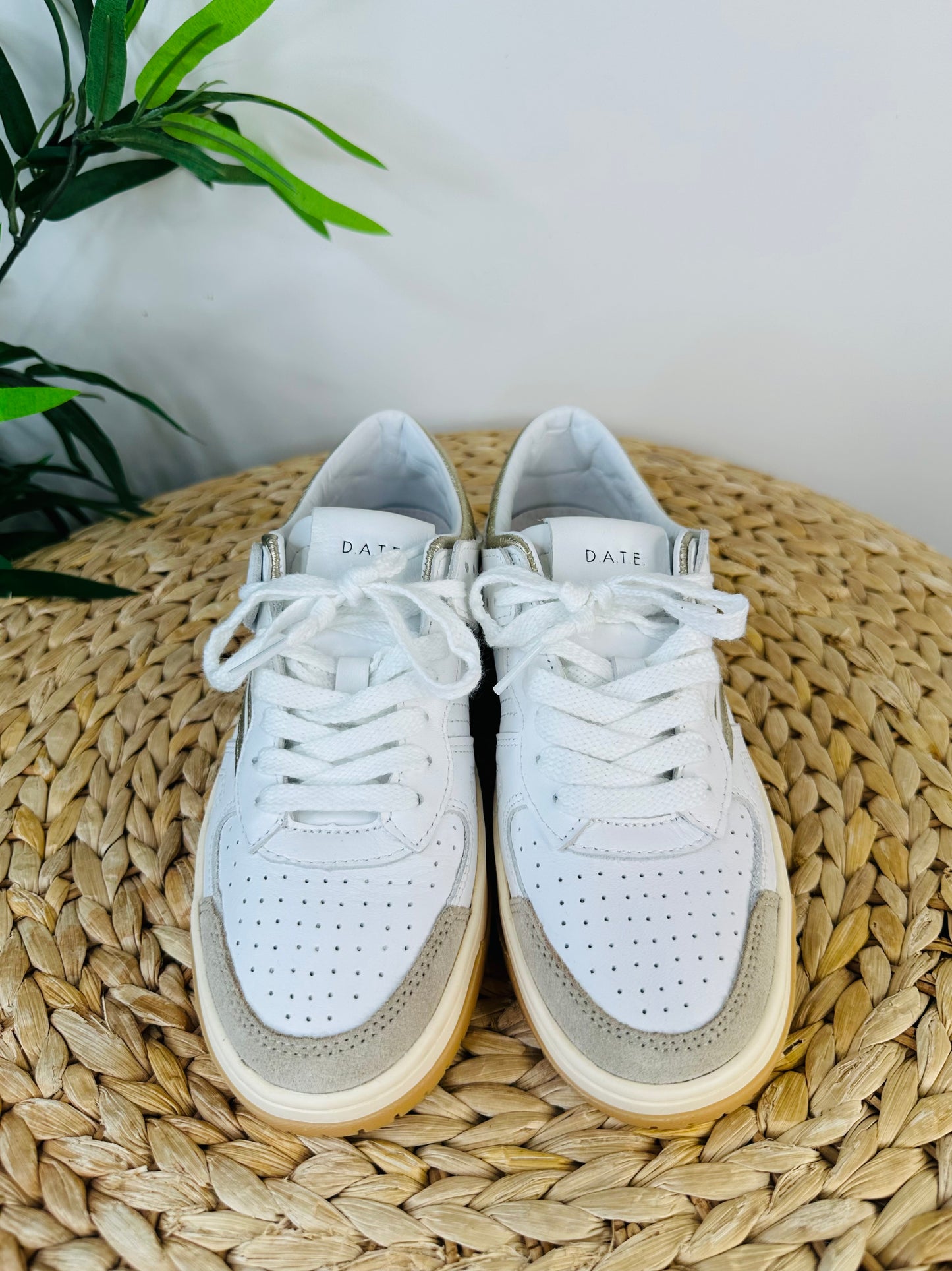 Leather Trainers - Size 37