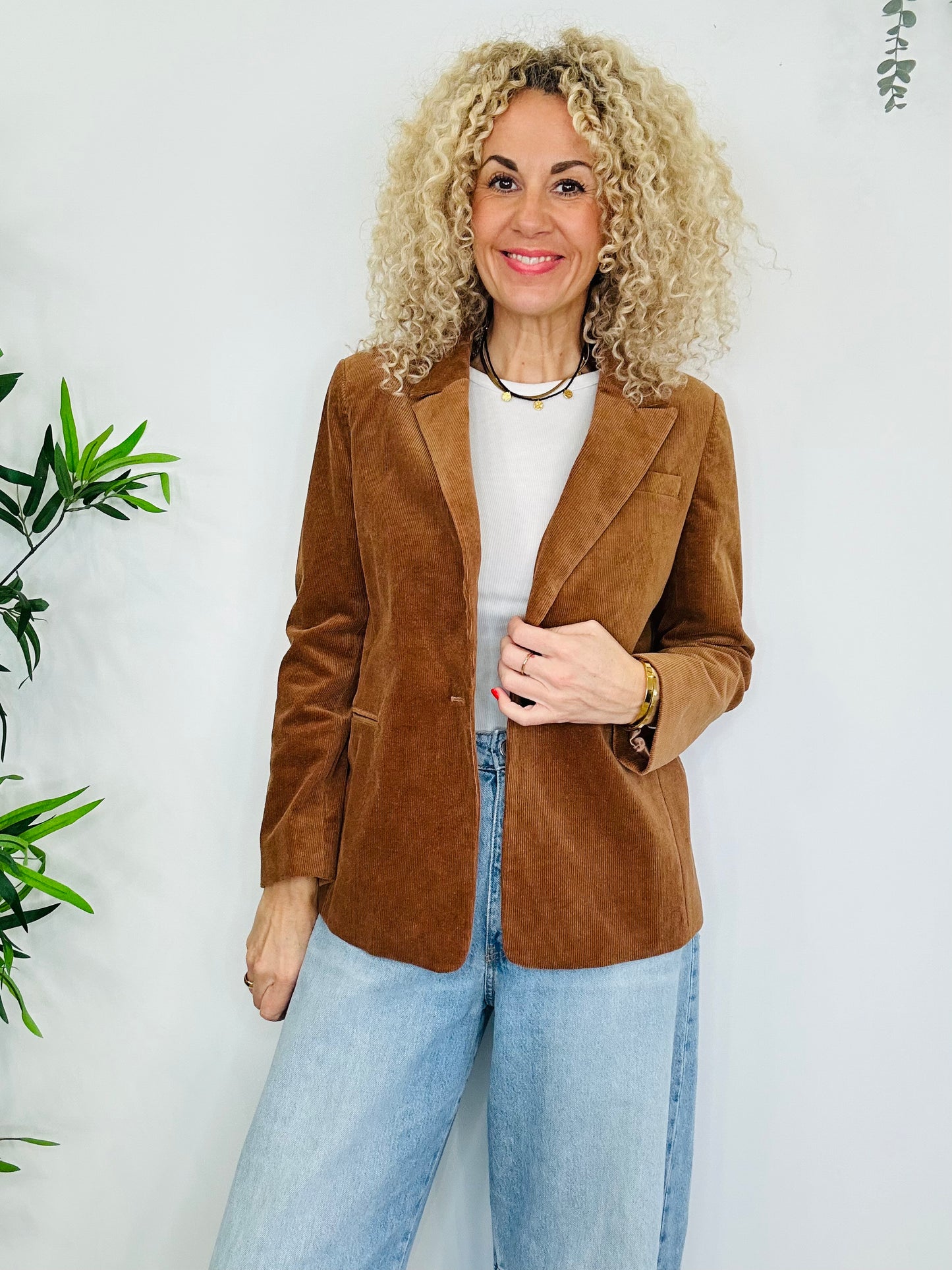 Cord Blazer - Size 4