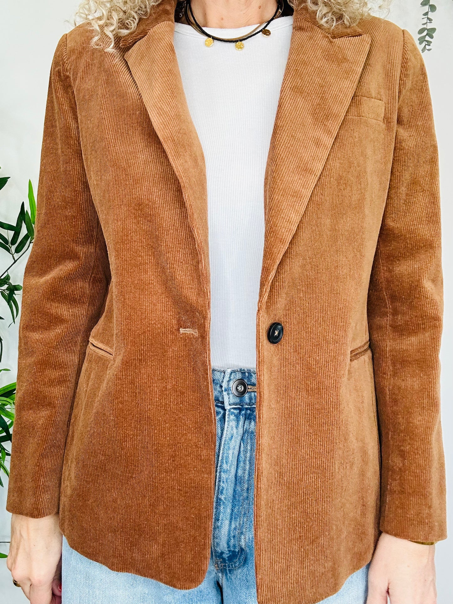 Cord Blazer - Size 4