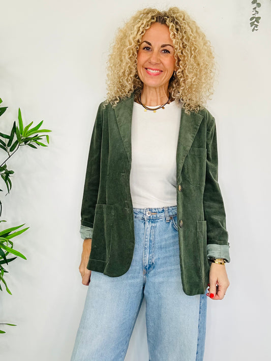 Cord Blazer - Size 4