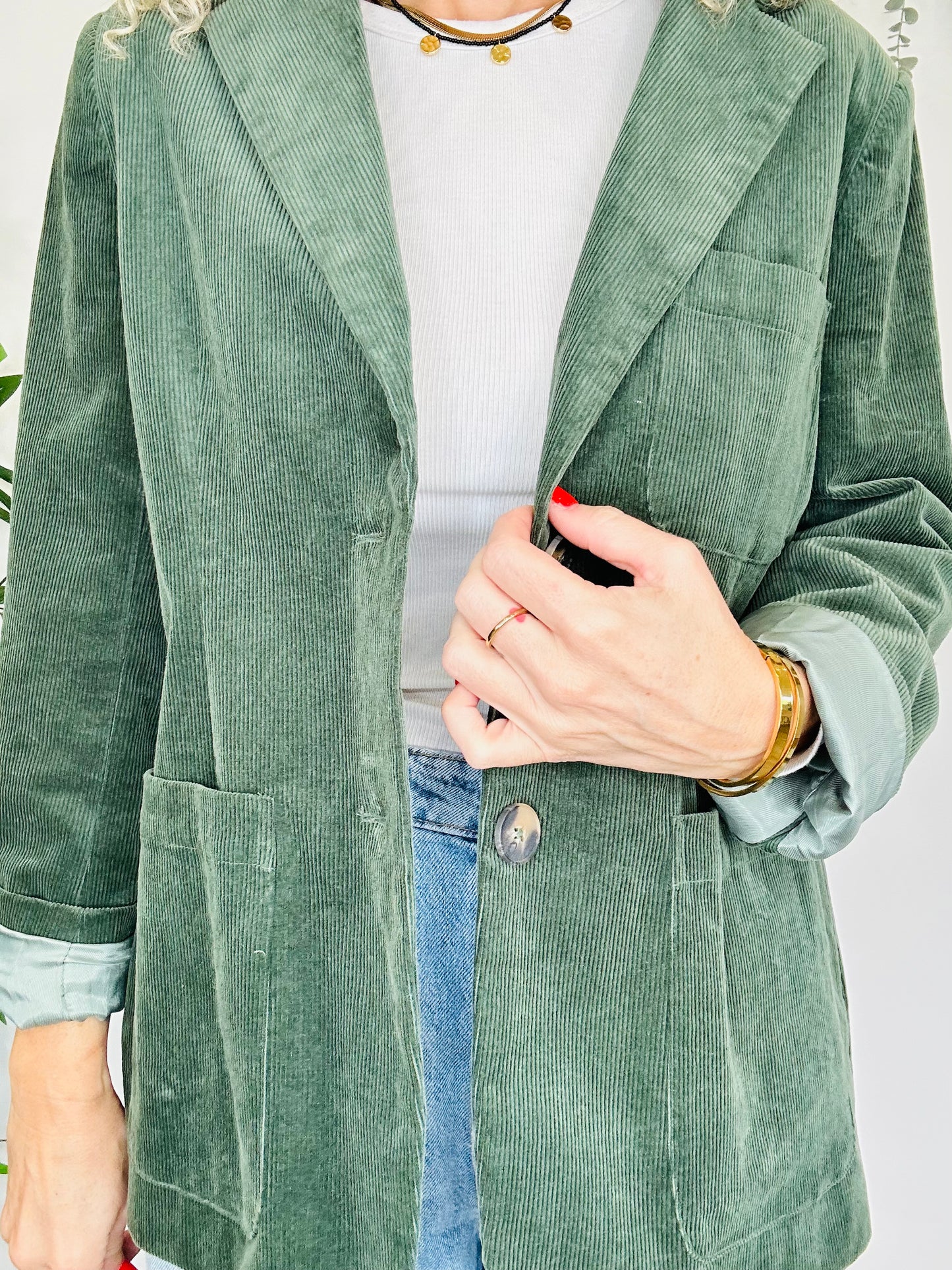 Cord Blazer - Size 4