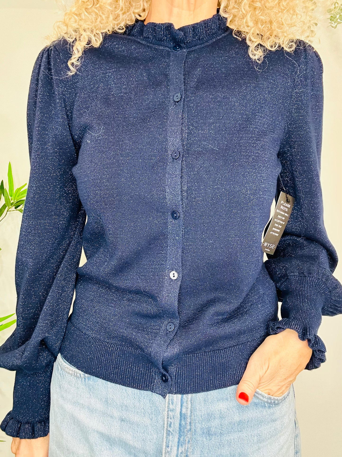 Metallic Cardigan - Size 3