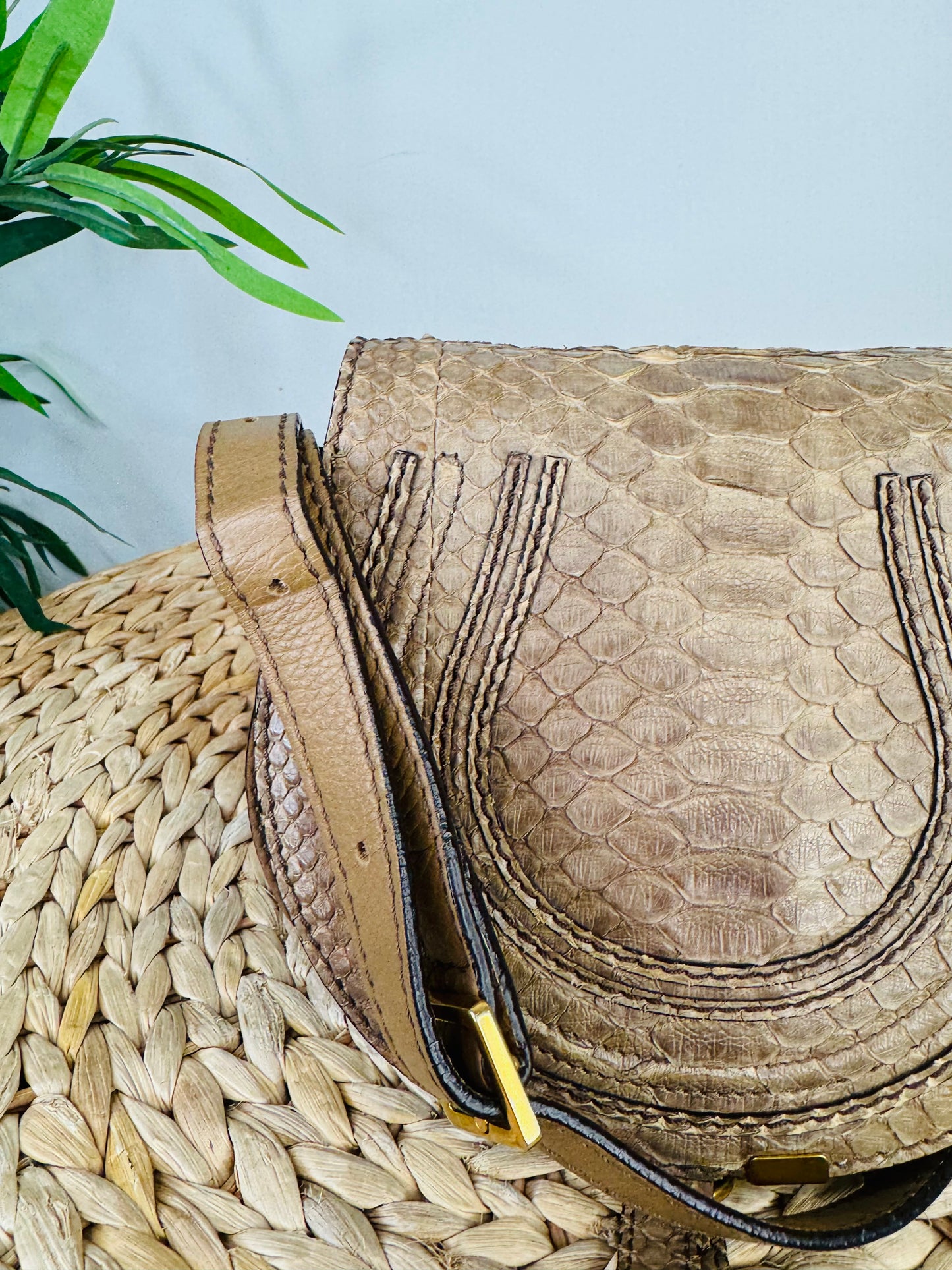 Moc Croc Small Marcie Saddle Bag