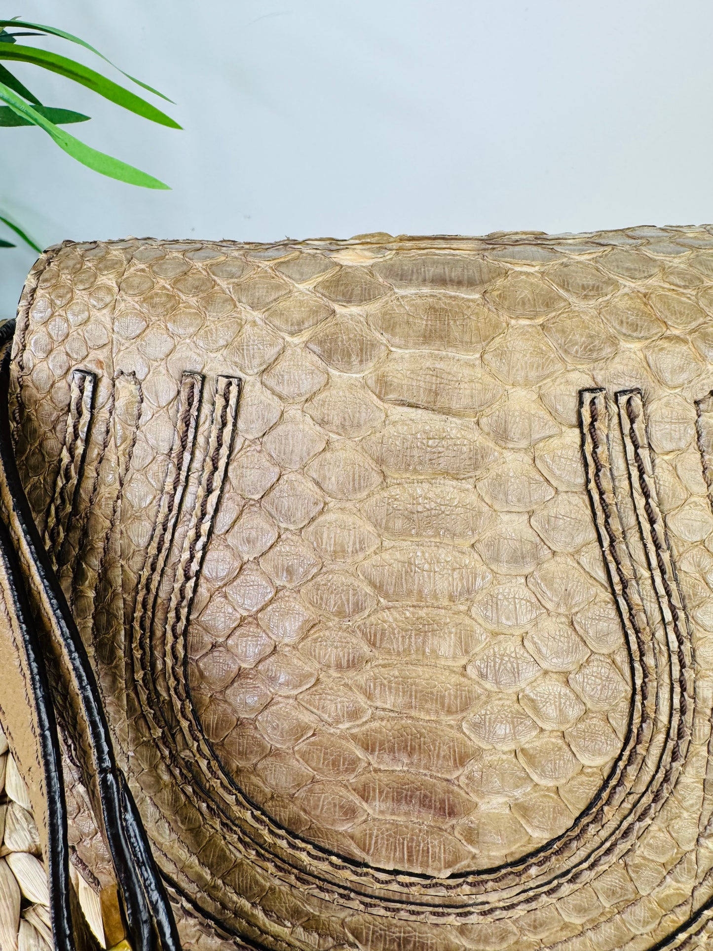 Moc Croc Small Marcie Saddle Bag