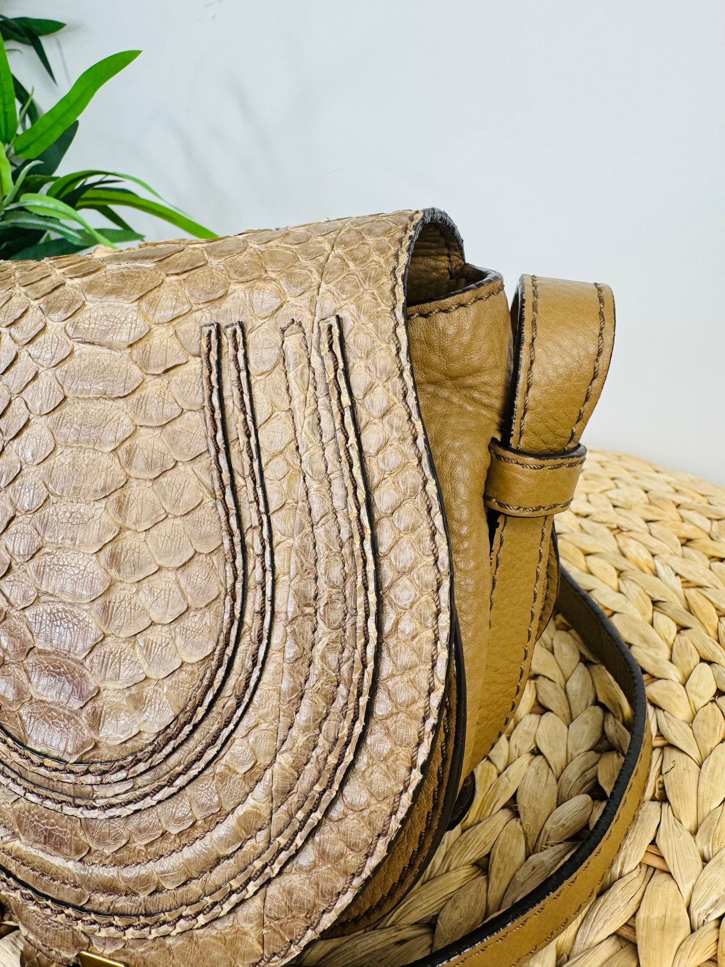 Moc Croc Small Marcie Saddle Bag