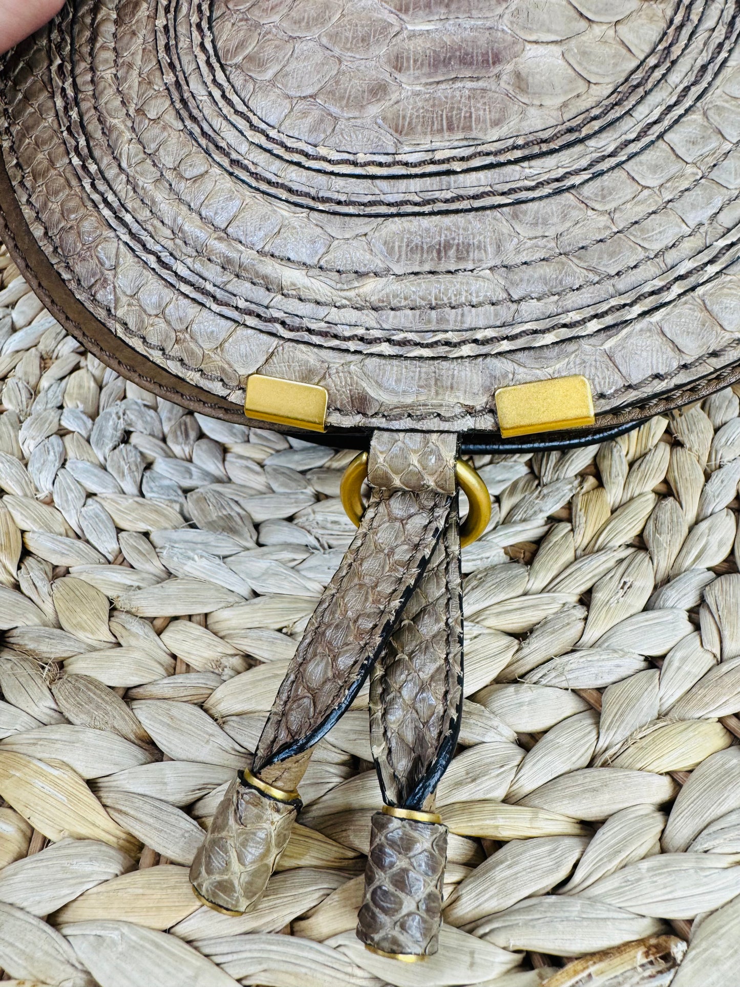 Moc Croc Small Marcie Saddle Bag