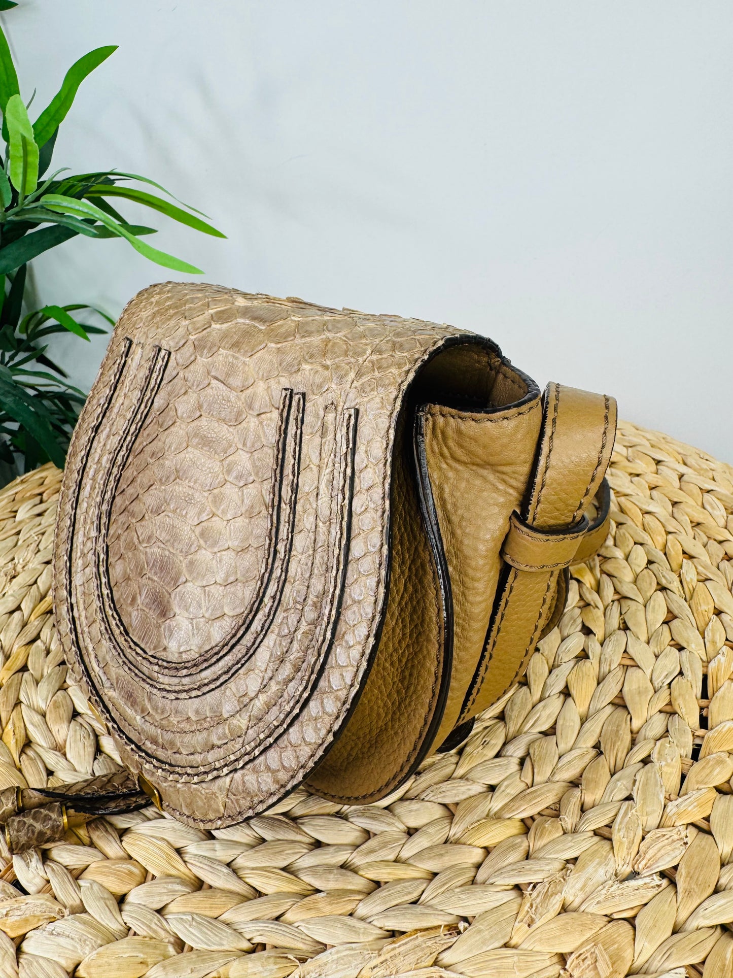 Moc Croc Small Marcie Saddle Bag