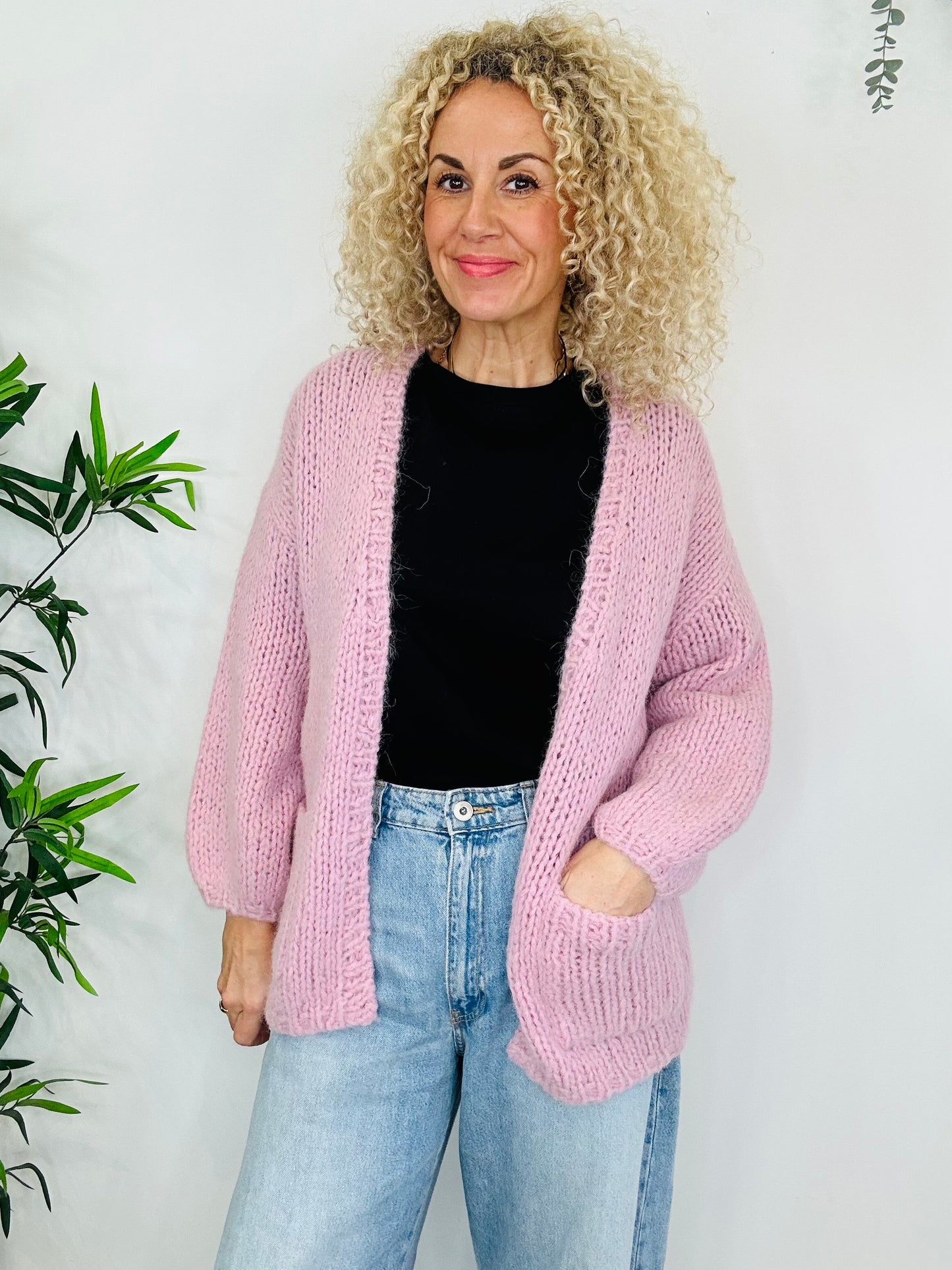 Chunky Knit Cardigan - Size S/M