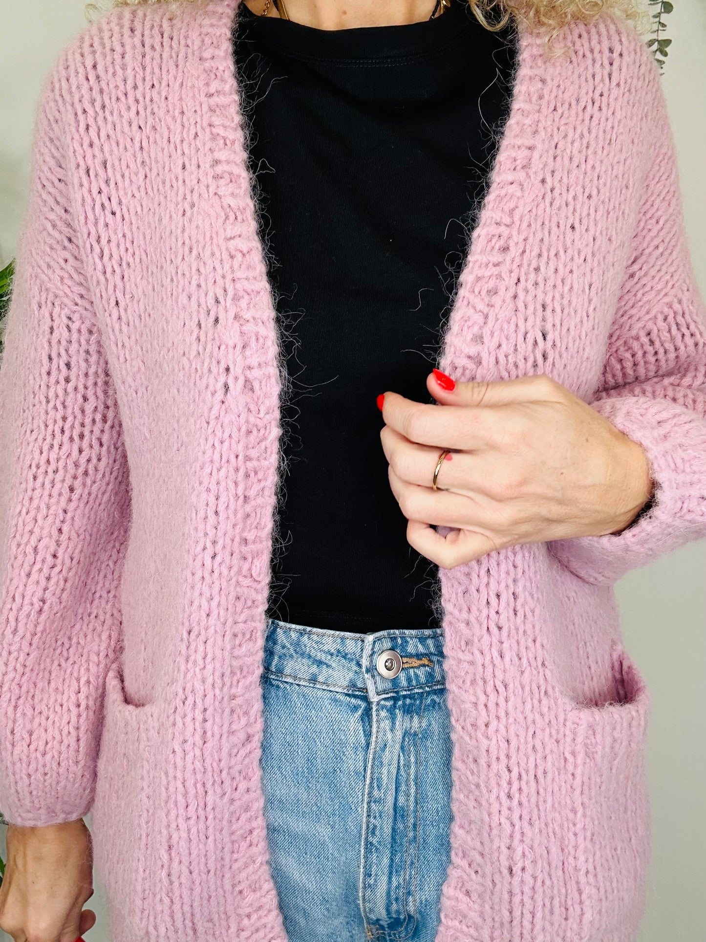 Chunky Knit Cardigan - Size S/M
