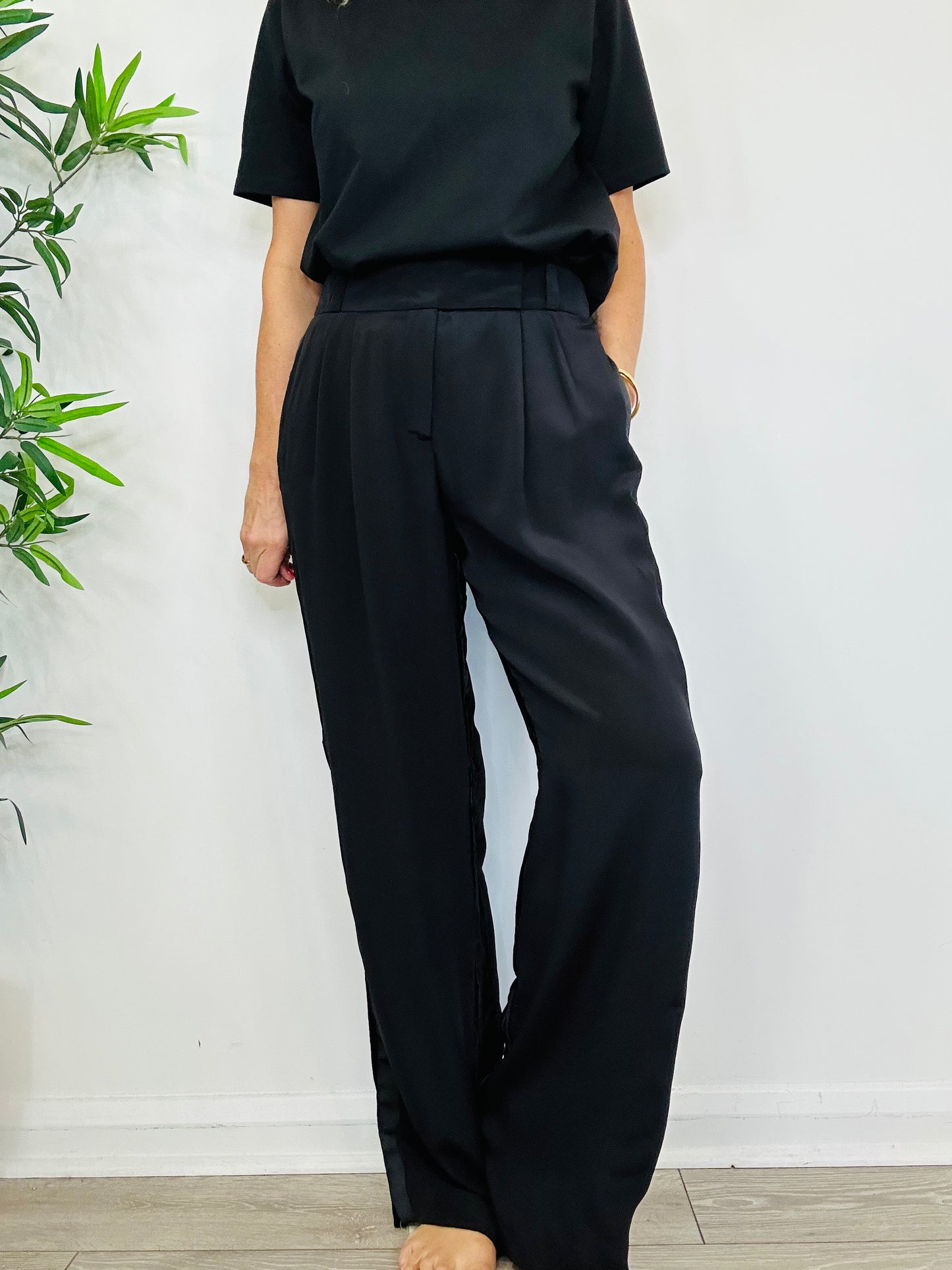 Silk & Velvet Trousers - Size M