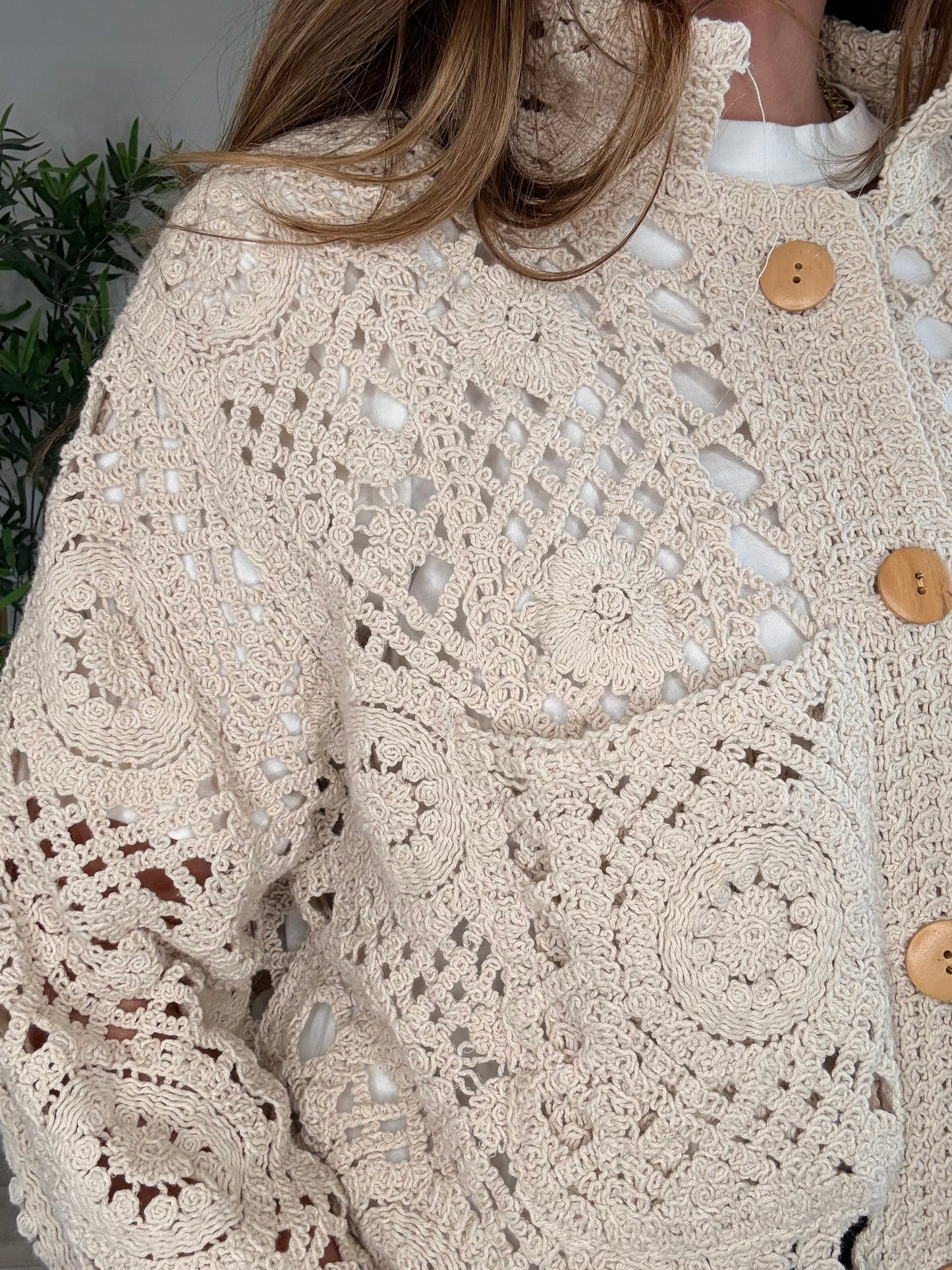 Crochet Cardigan - O/S
