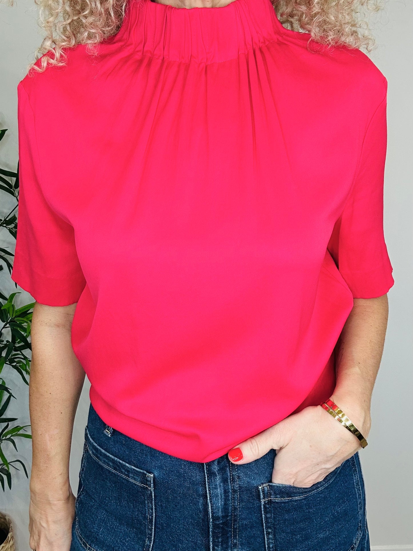 High Neck Top - Size 36