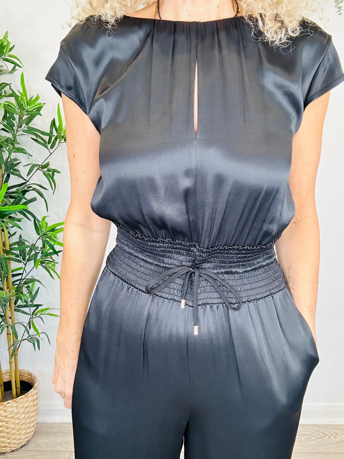 Satin Jumpsuit - Size 10