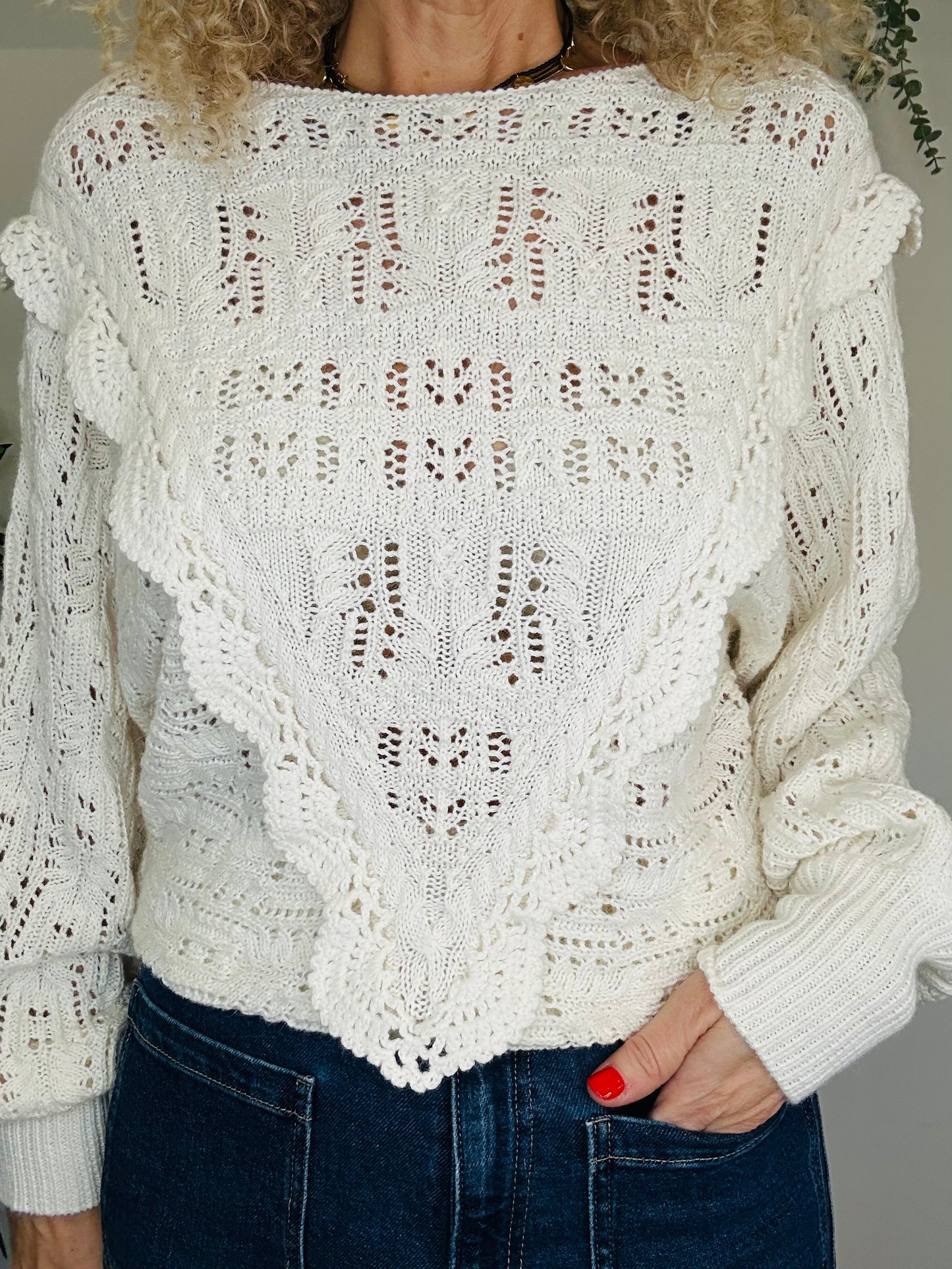 Crochet Jumper - Size L