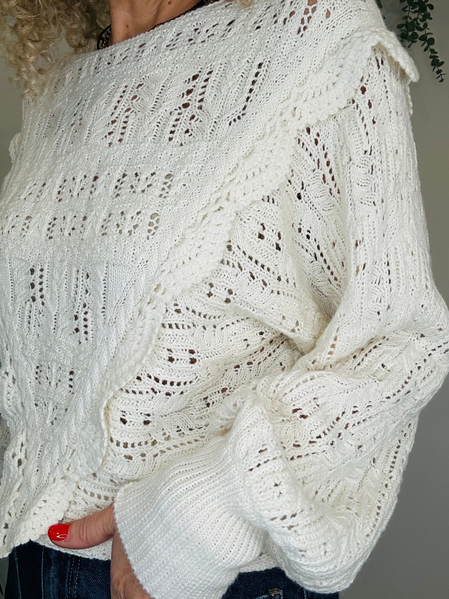 Crochet Jumper - Size L