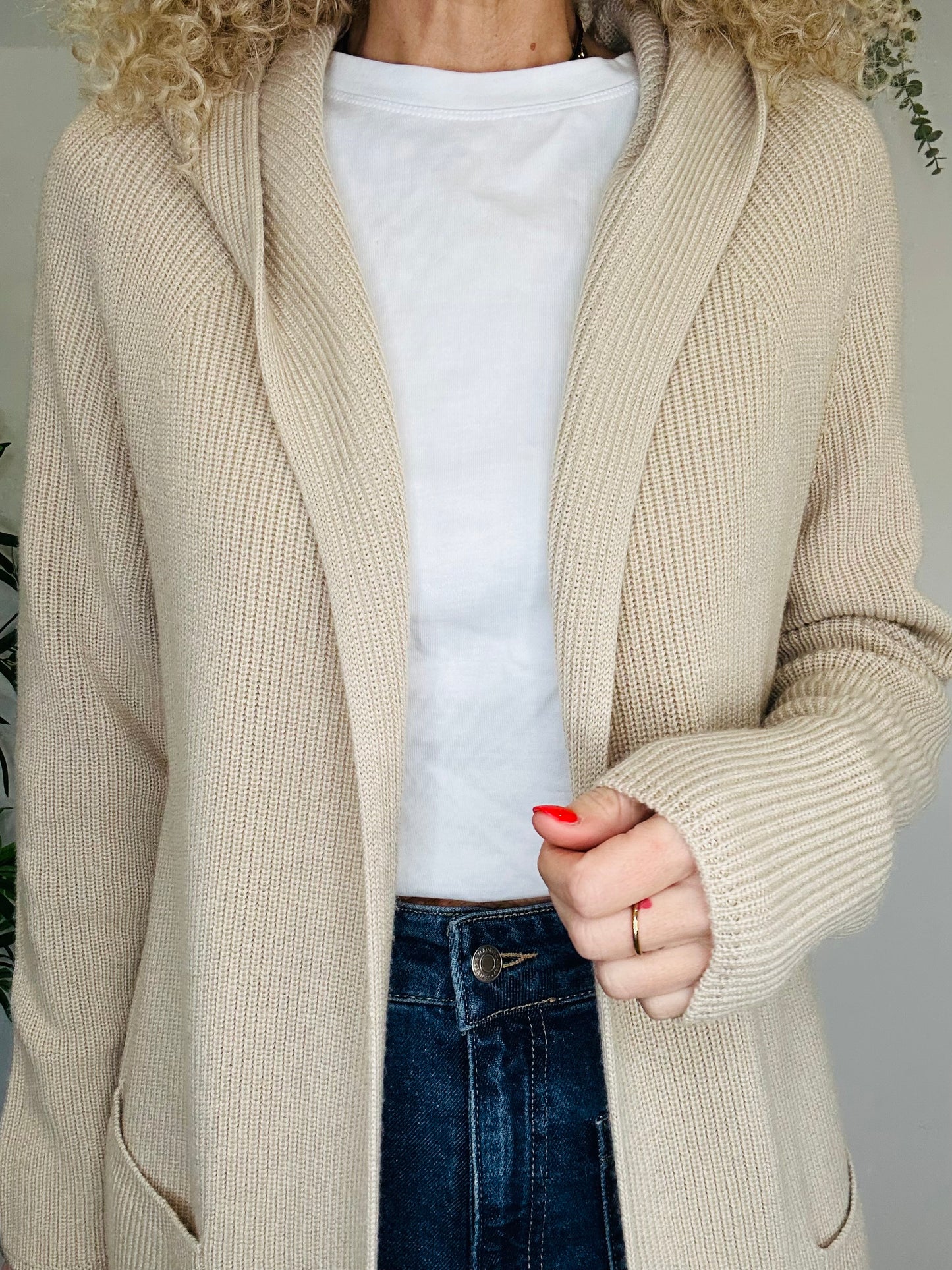 Hooded Cardigan - Size M
