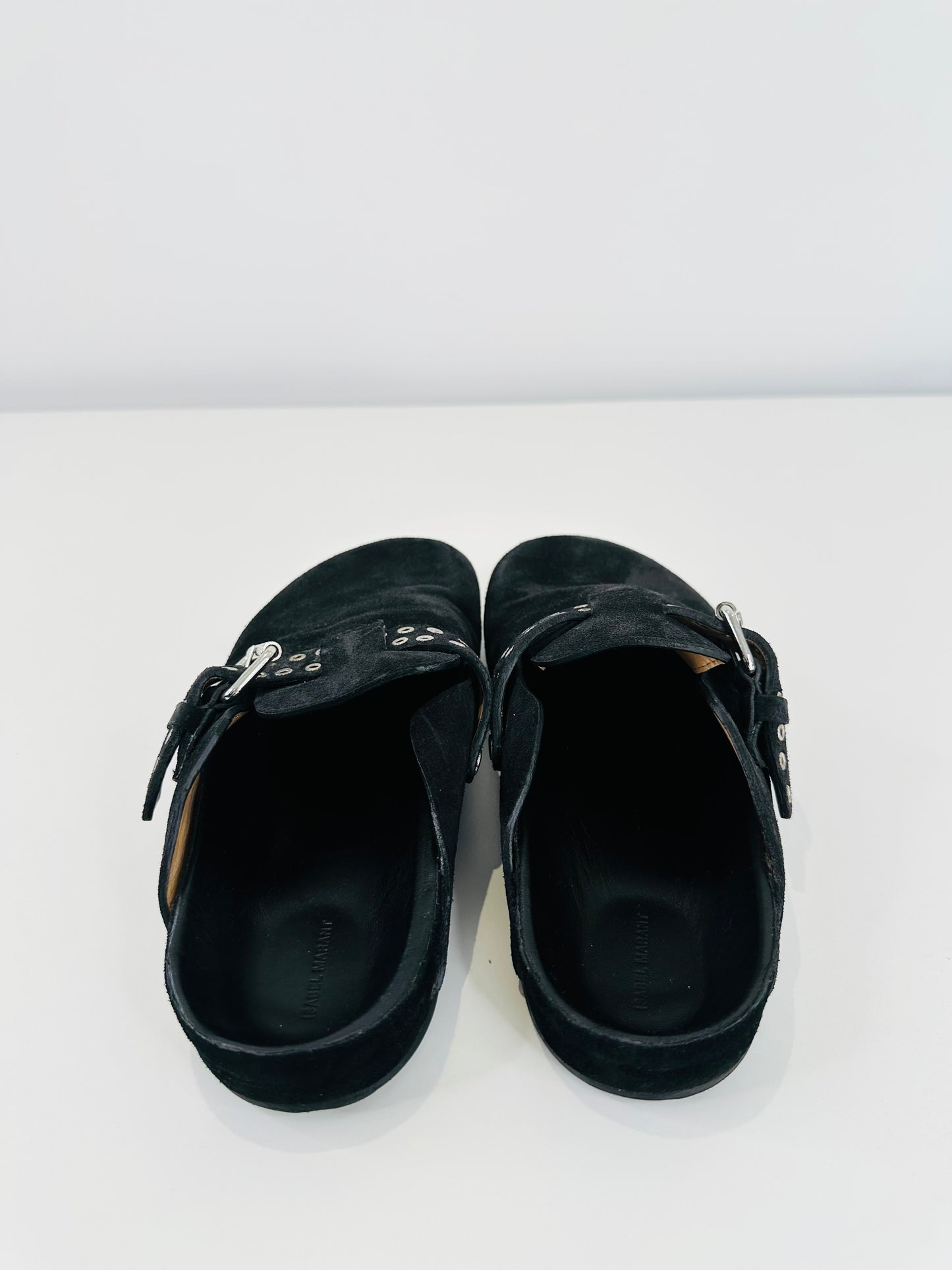 Mirvin Suede Mules - Size 39