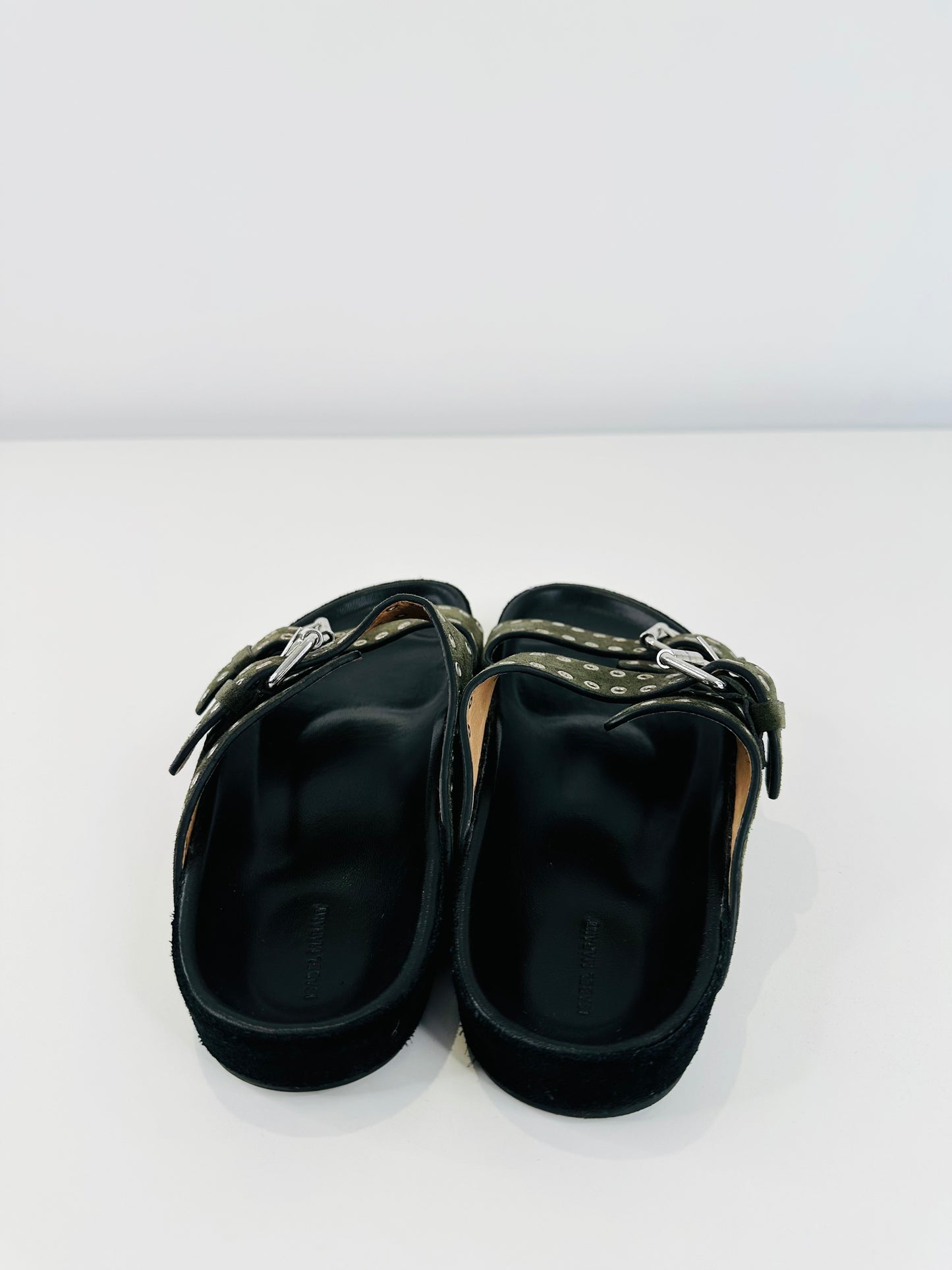 Lennyo Suede Slides - Size 39