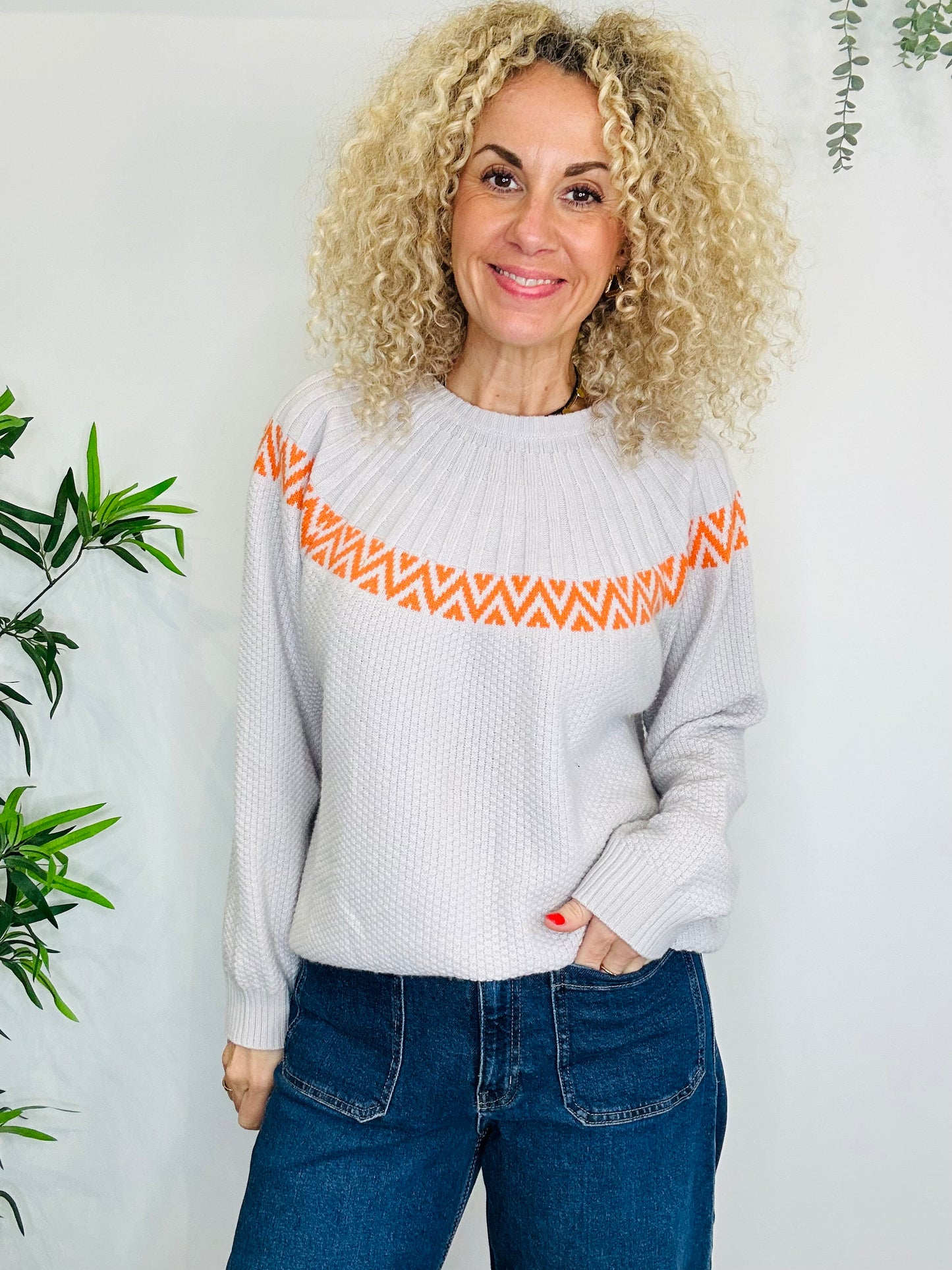 Fairisle Cashmere Jumper - Size 4