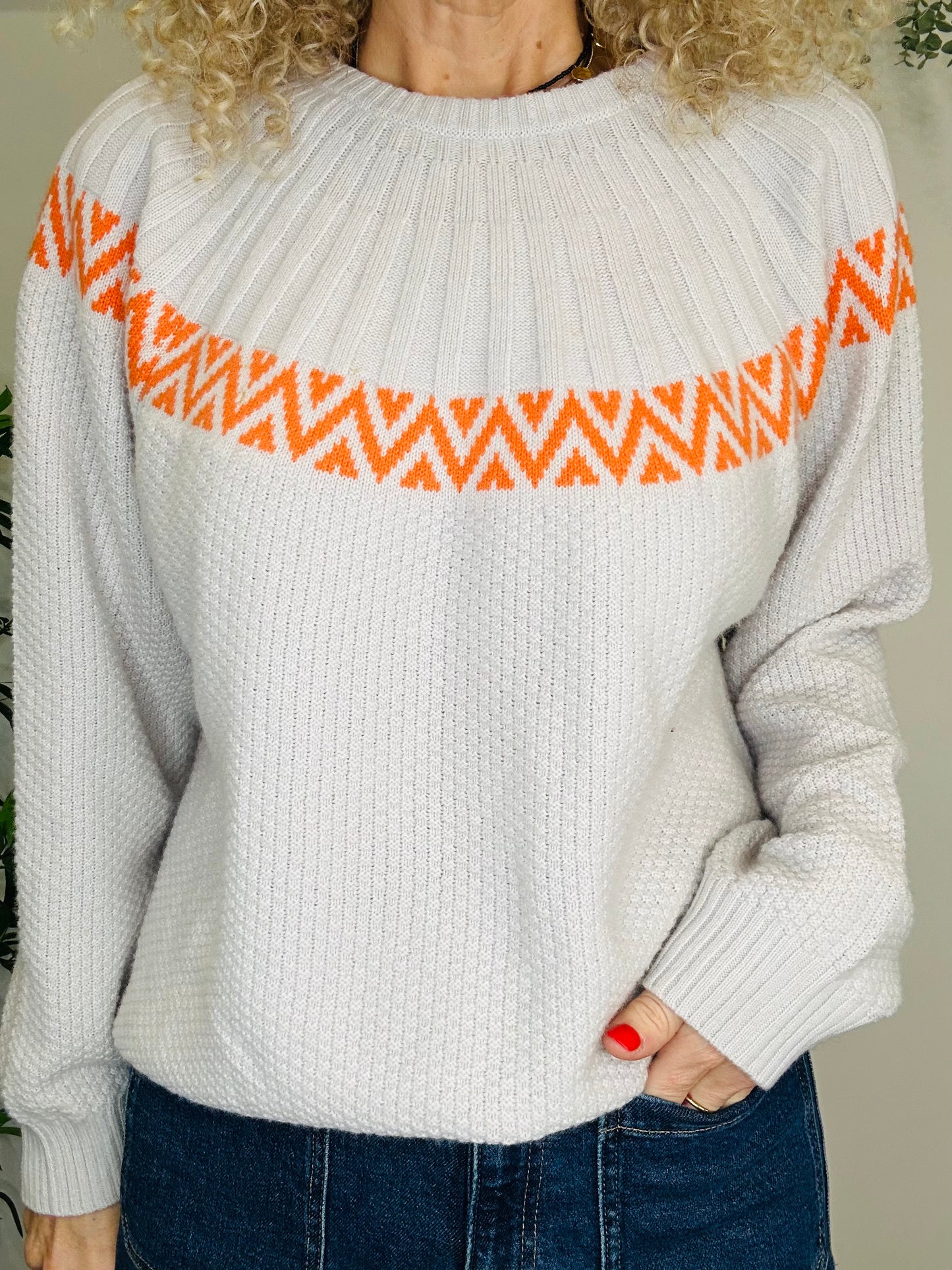 Fairisle Cashmere Jumper - Size 4