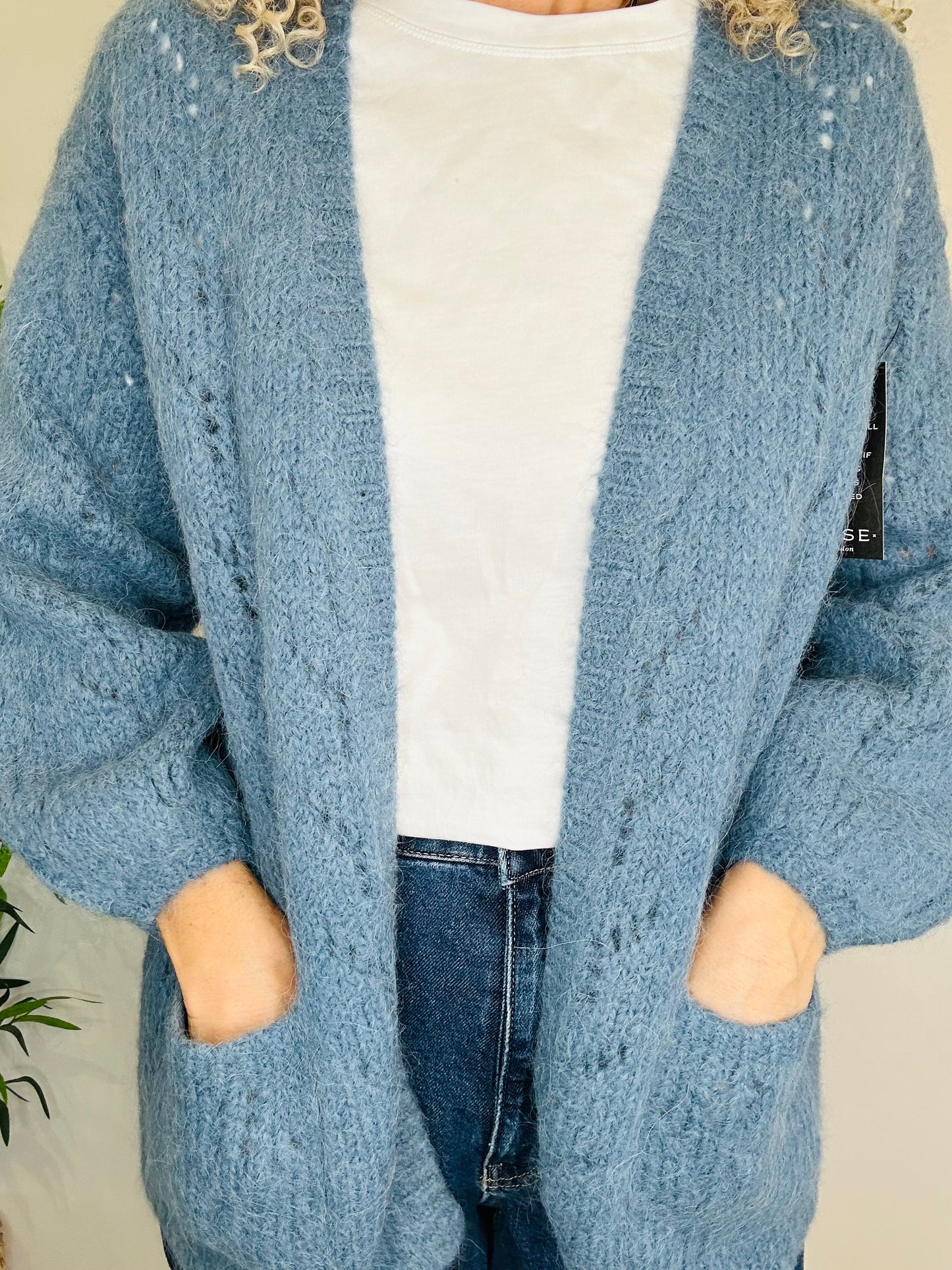 Knitted Open Cardigan - Size M/L
