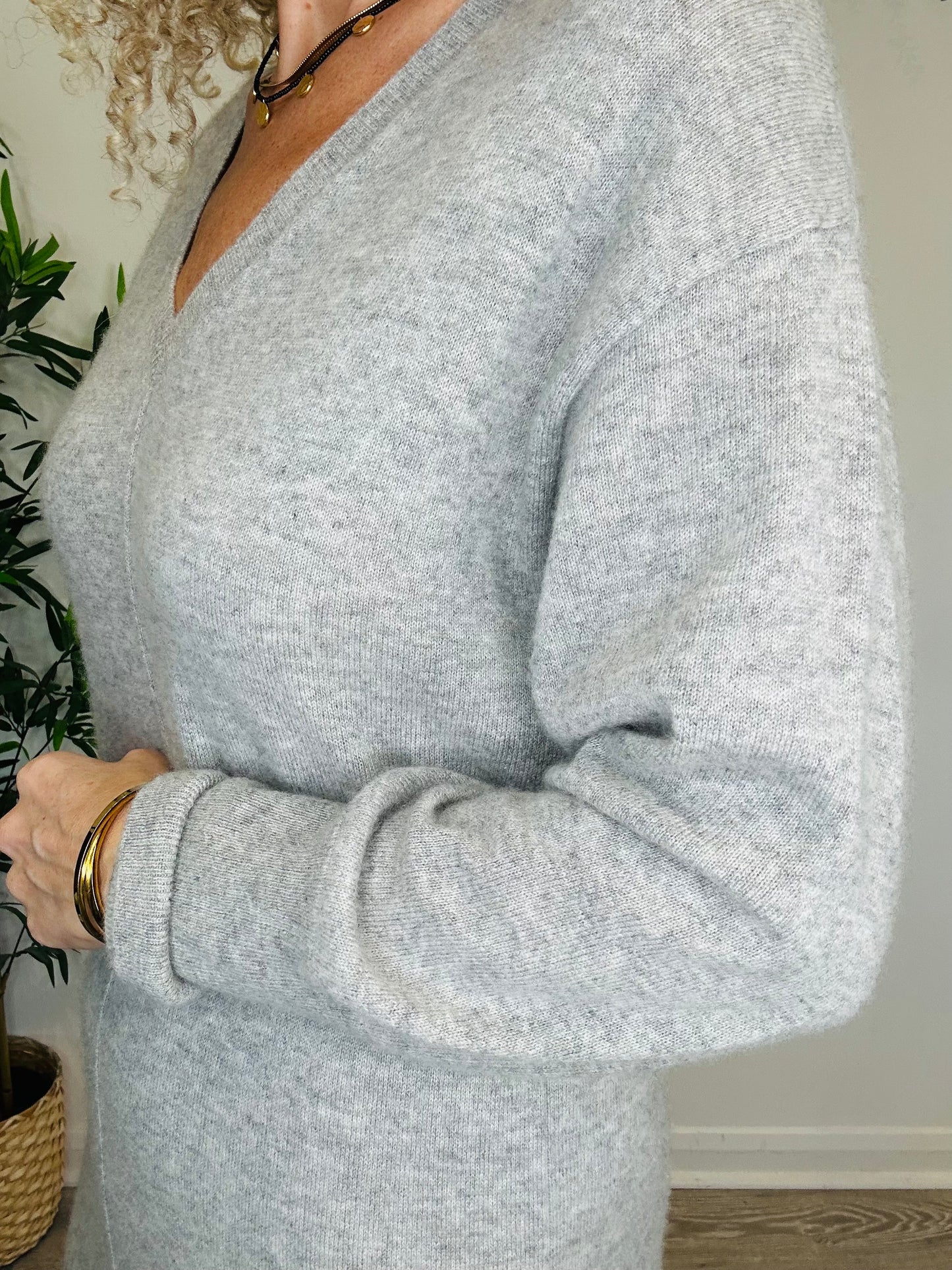 Cashmere Jumper Dress - Size S