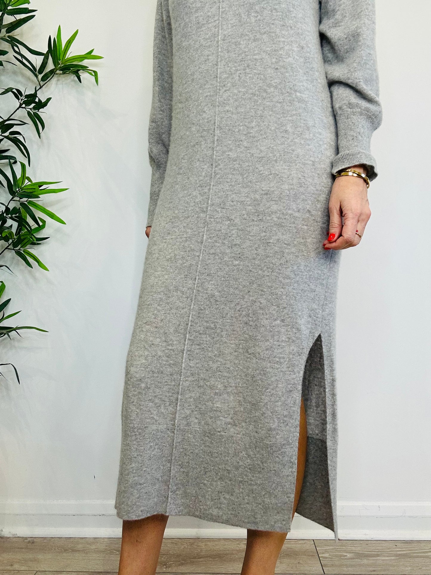 Cashmere Jumper Dress - Size S