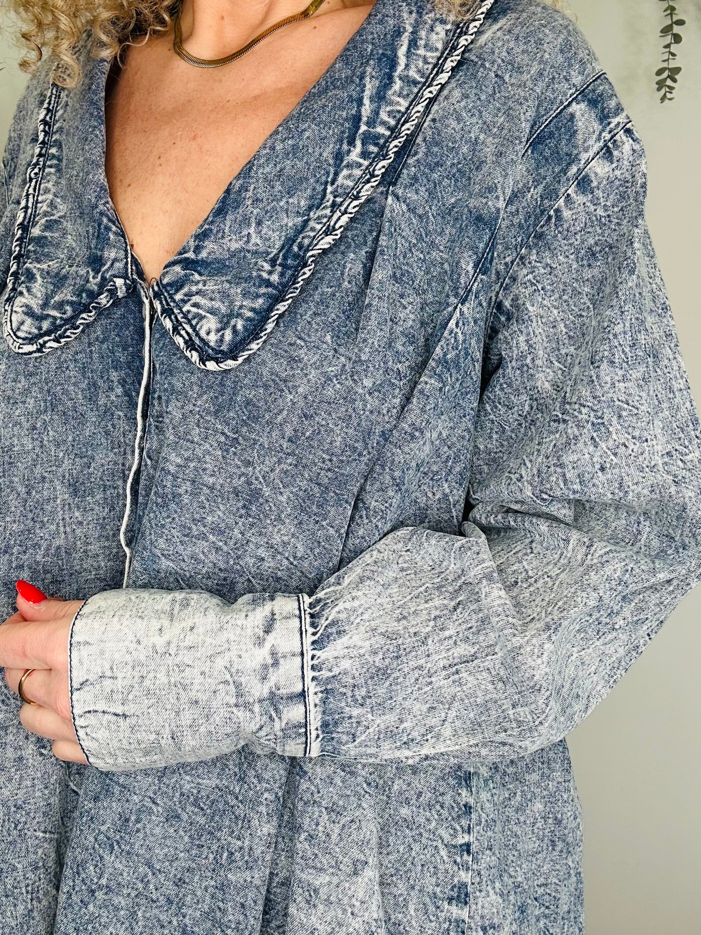 Oversized Denim Shirt - Size M