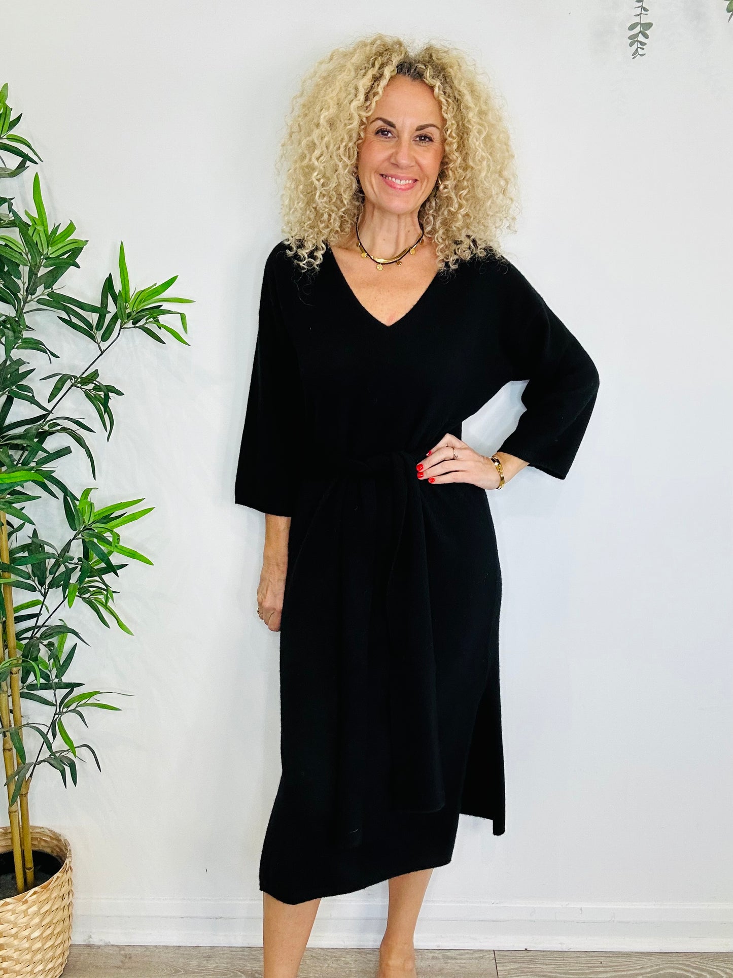 Cashmere Jumper Dress - Size M