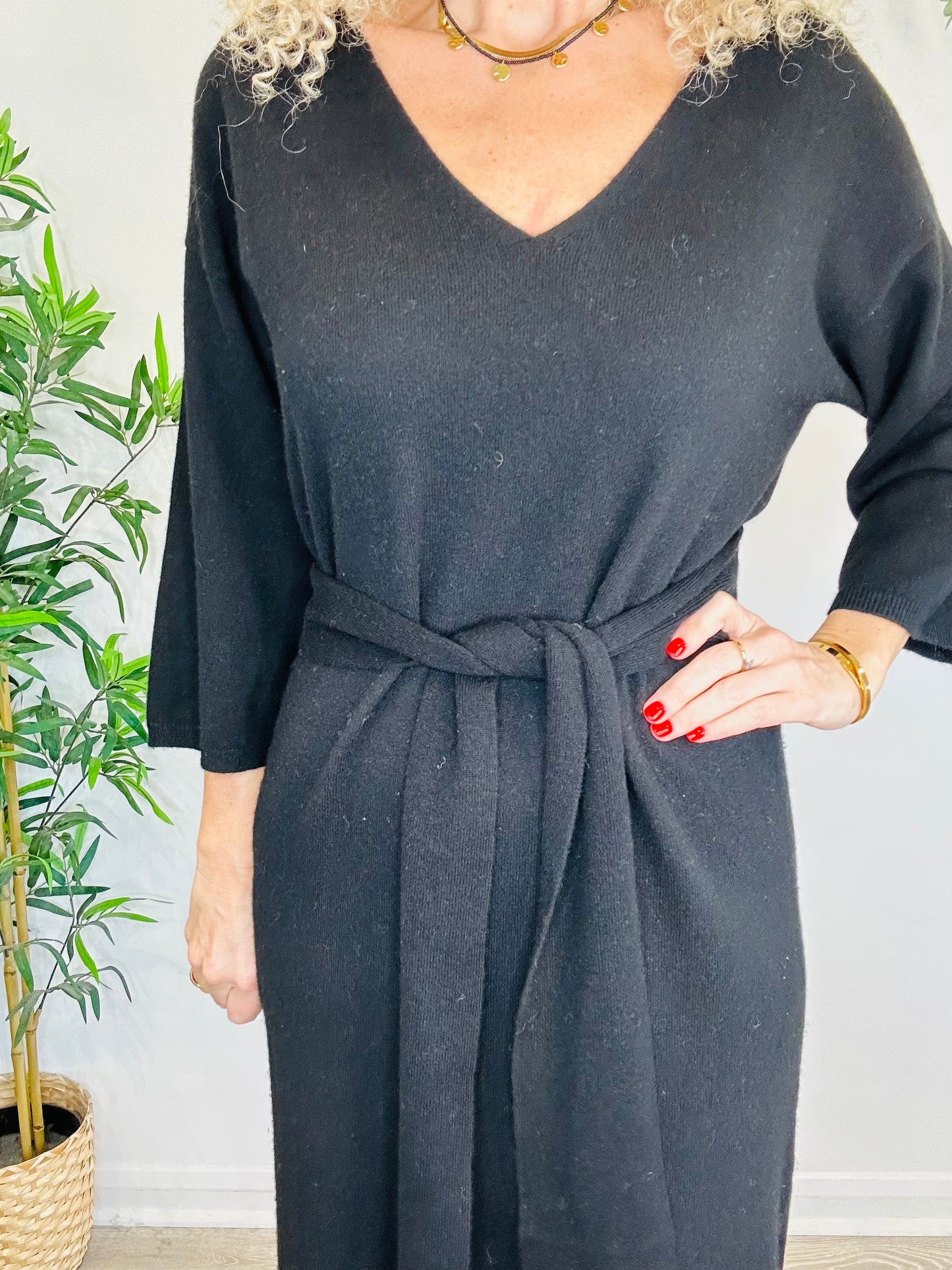 Cashmere Jumper Dress - Size M