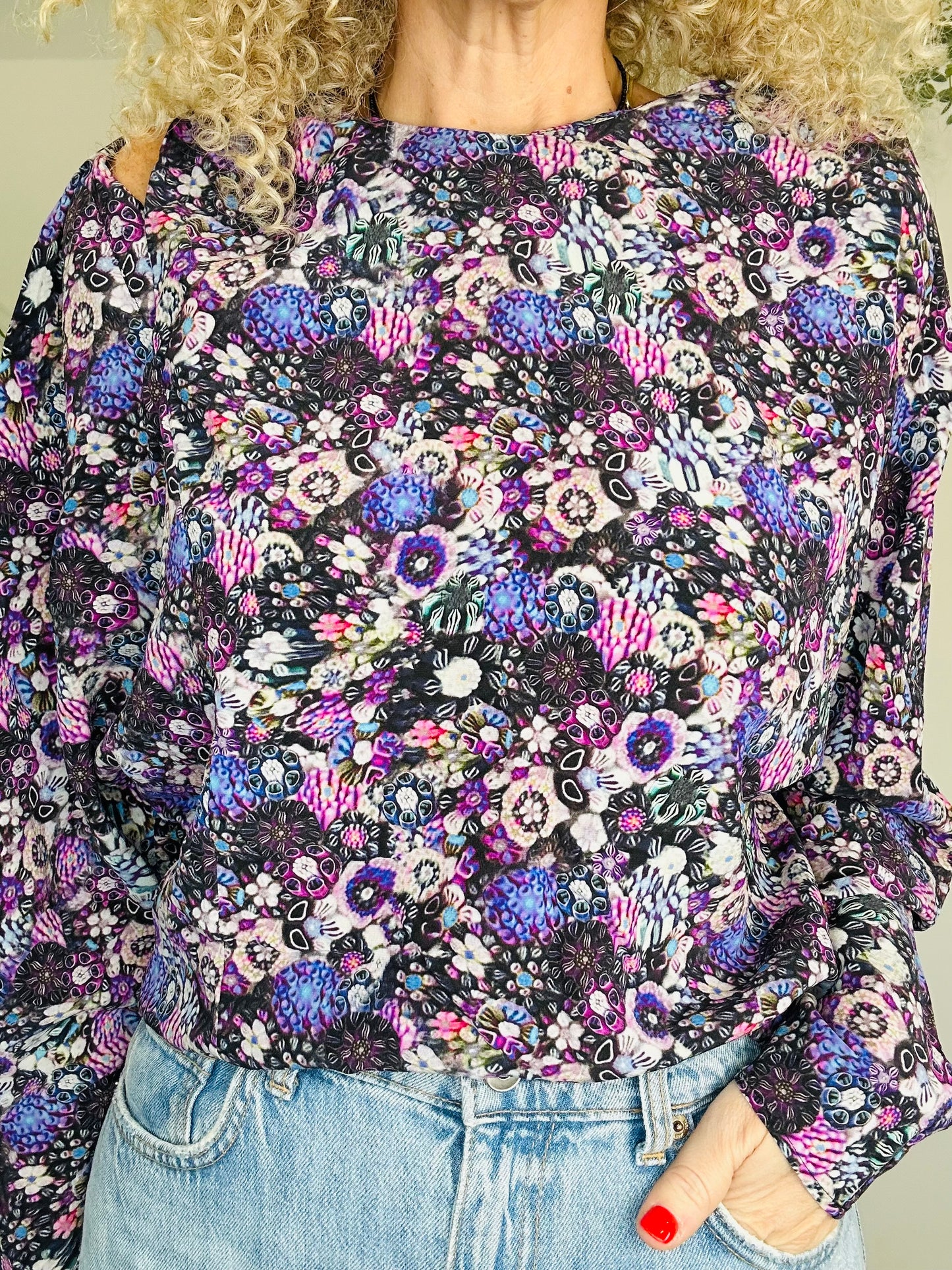 Saldana Silk Blouse - Size 40