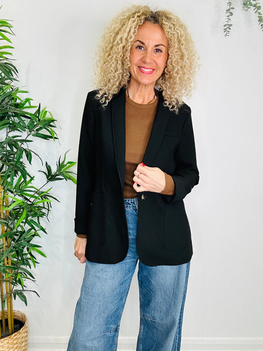 Drawstring Waist Blazer - Size 12