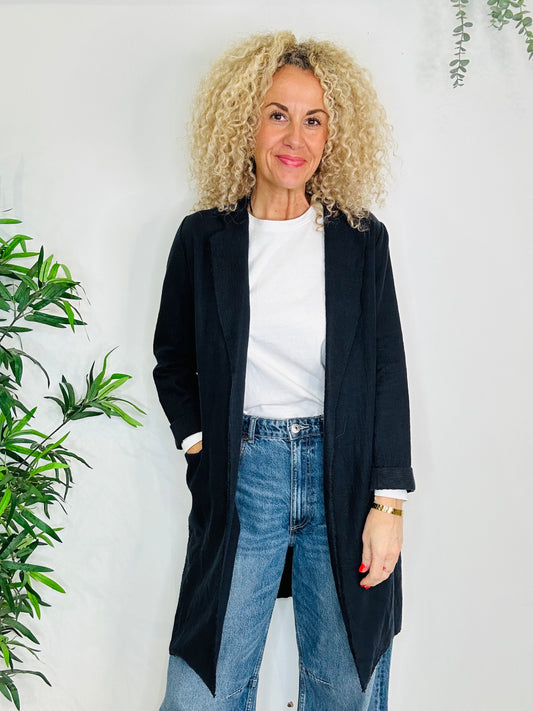 Linen Blazer - Size 2